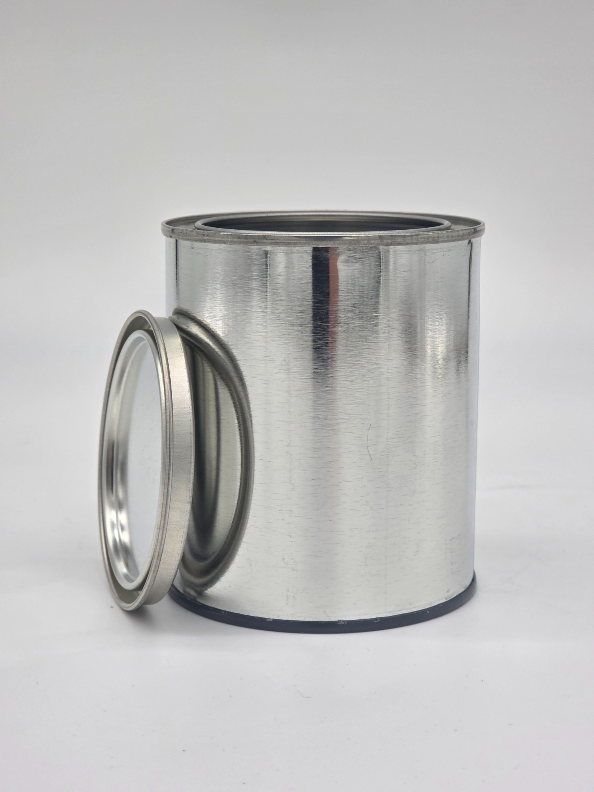 EMPTY PINT METAL PAINT CAN WITH LID
