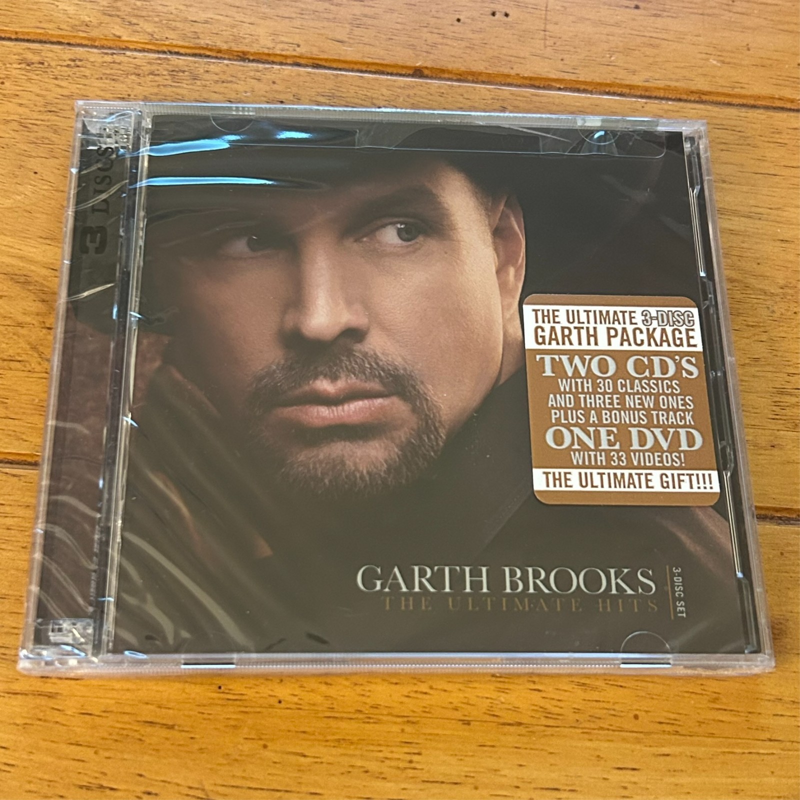 GARTH BROOKS - THE ULTIMATE HITS (2 CD + DVD) [NEW SEALED] BEST OF GREATEST HITS