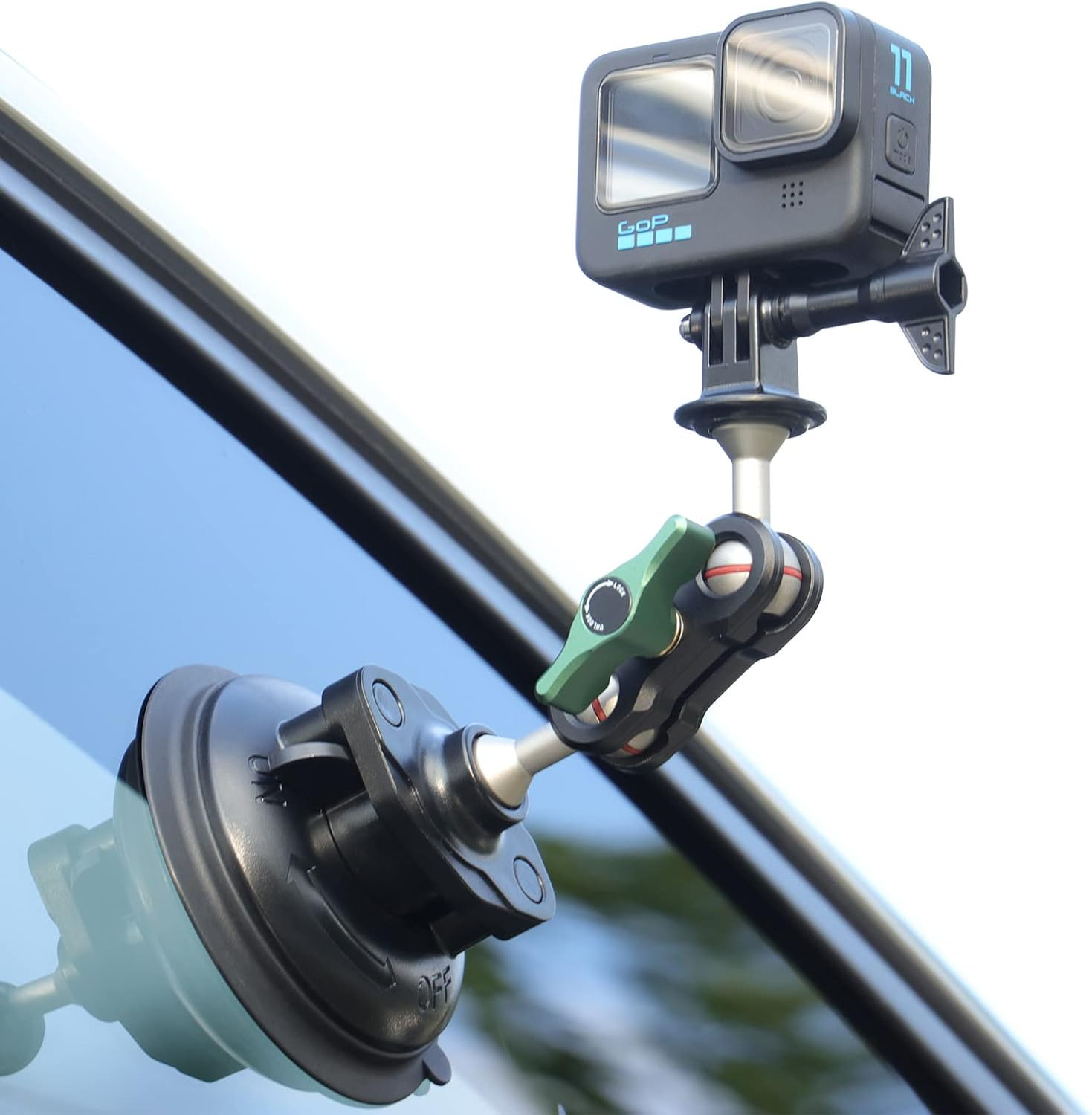 S1 Sports Action Camera Suction Cup Mount for GoPro and DJI Devices