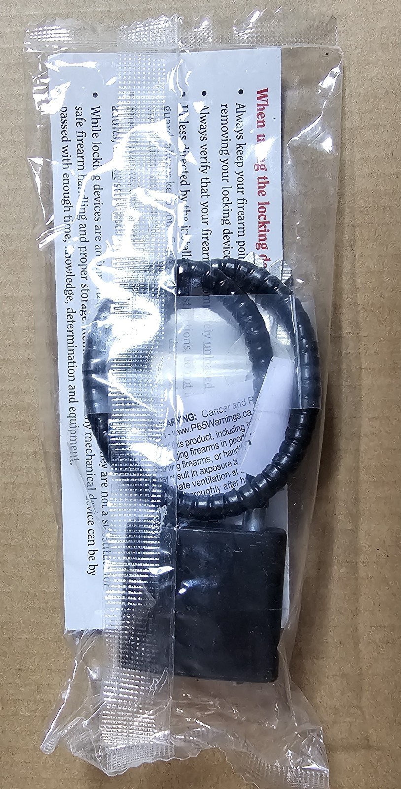 Firearm Cable Gun Locks