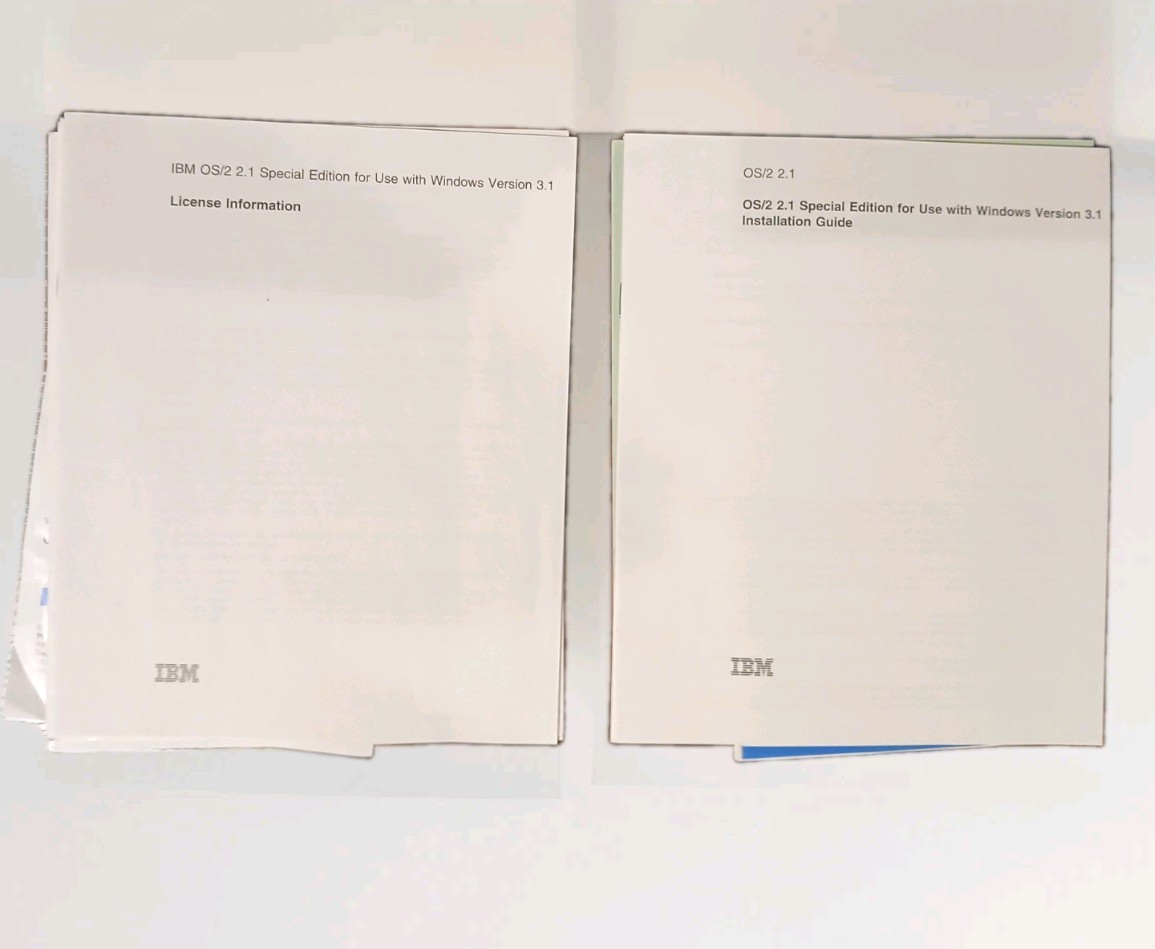 IBM OS/2 Version 2.1, Special Edition for Windows 3.5" Floppy COMPLETE