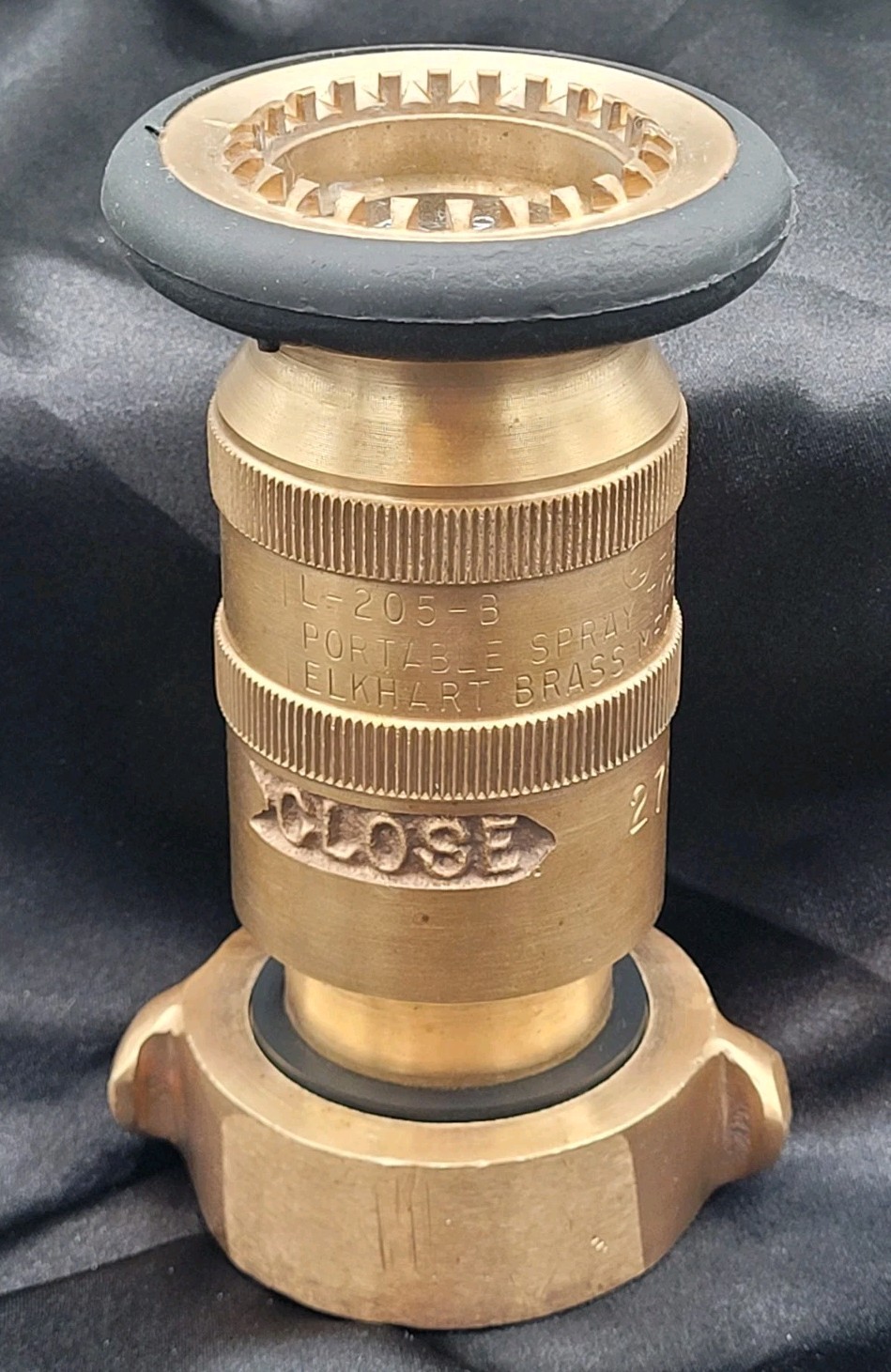Elkhart Brass Mfg. Co. Portable Spray Type Nozzle Mfg L-205-B, 275, 95 GPM
