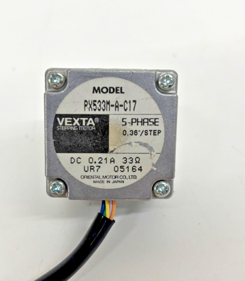 Vexta PX533M-A-C17 Stepping Motor 5 Phase 0.36 Degree