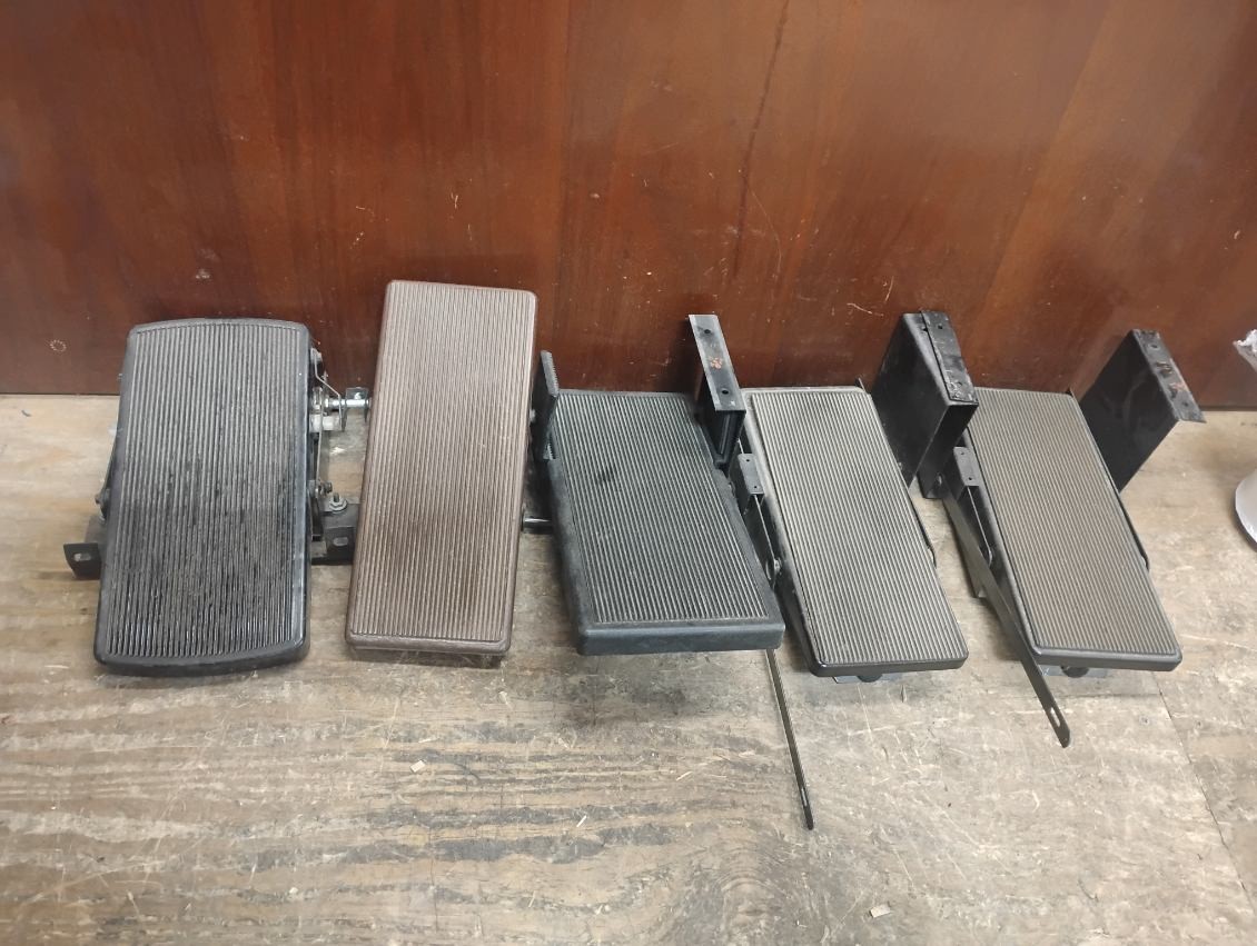 Vintage Lot of (5) Organ Volume Expression Pedals MAKE OFFER!