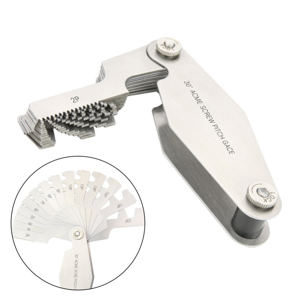 Degree Acme Screw Gauge Gauge Measuring ACME TR30 Optional Screw Pitch