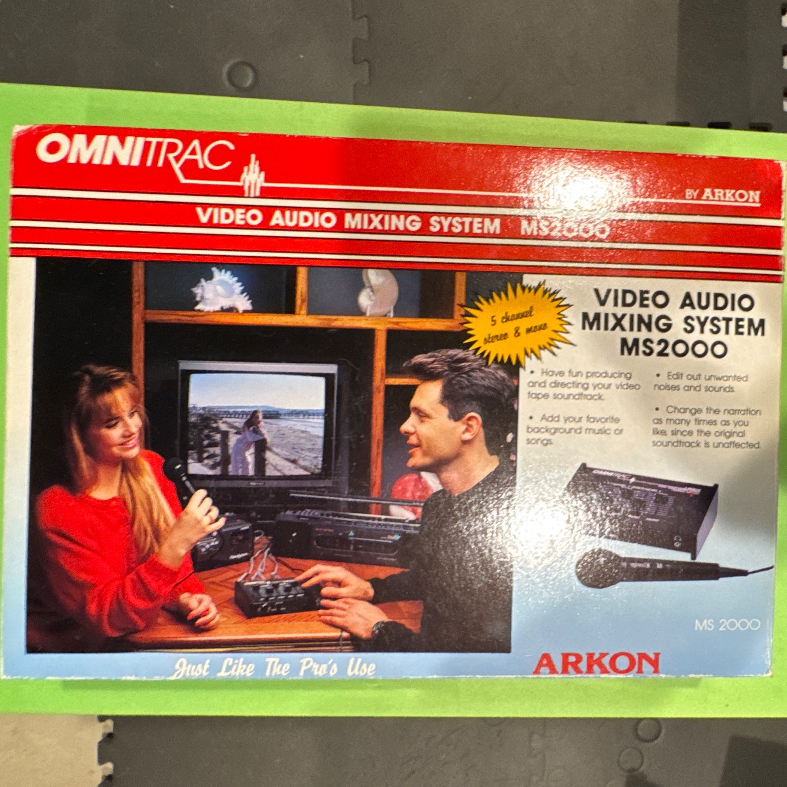 OMNITRAC MS2000 Video Audio Mixing System - Model MS2000, MPN MS2000 - NOSTALGIA