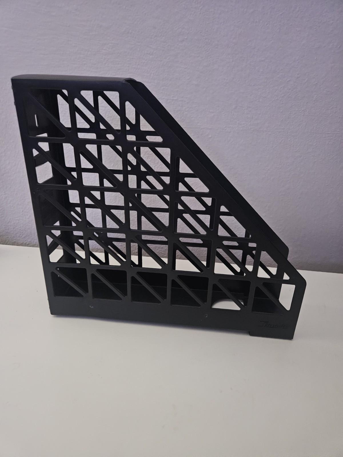 Black Binder And Or Book Holder, Plastic