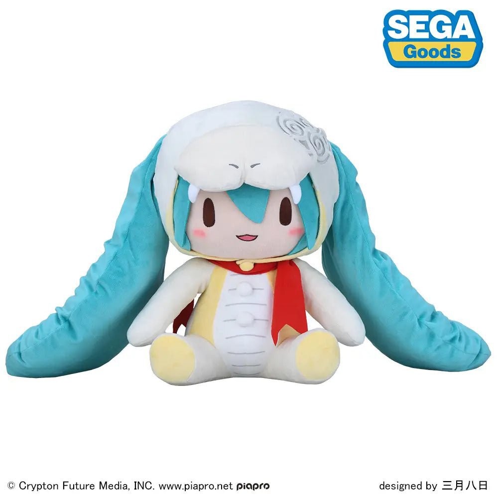 Hatsune Miku Snake 2025 Fuwapuchi Plush Toy (LL)