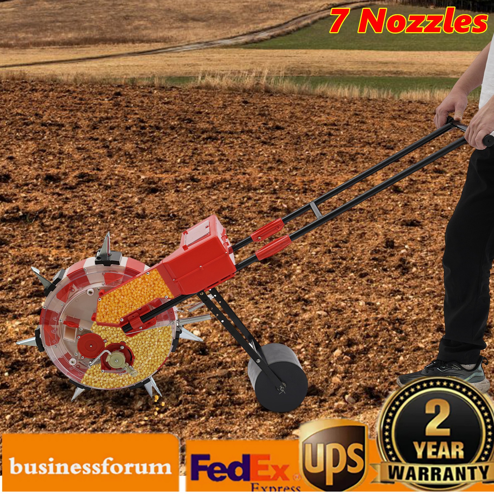 Garden Seeder, Manual Seeder, Seeder Planter, Hand-push Seeder