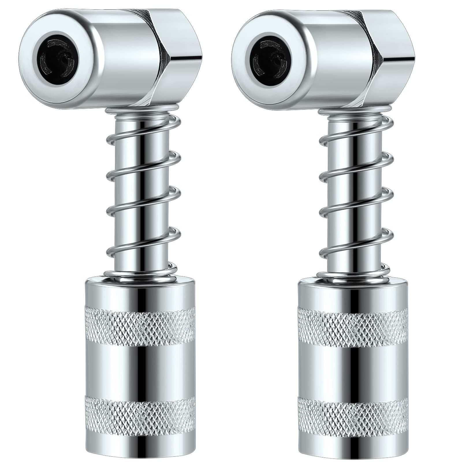 Silver 90 Degree Grease Coupler Gun Adapter 90 Degree Grease Gun Coupler Grea...