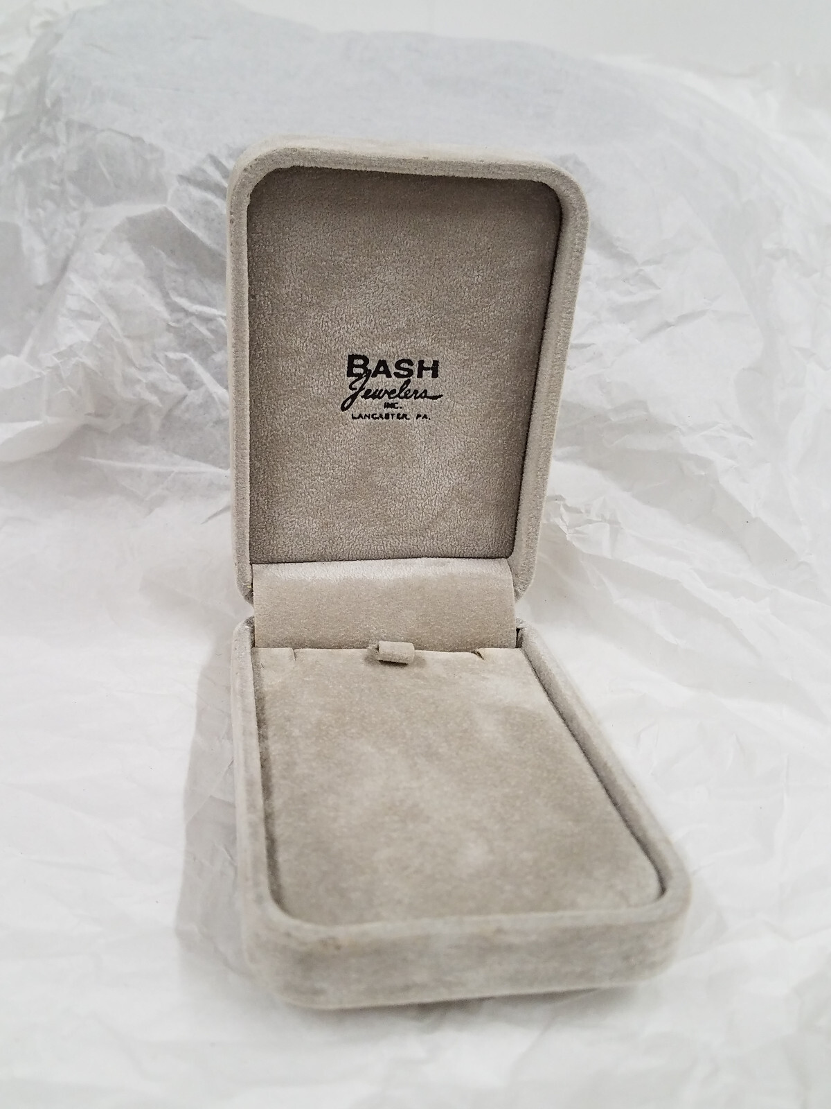 Vintage Bash Jewlers Inc Box only Lancaster PA about 4.5 x 3 inches
