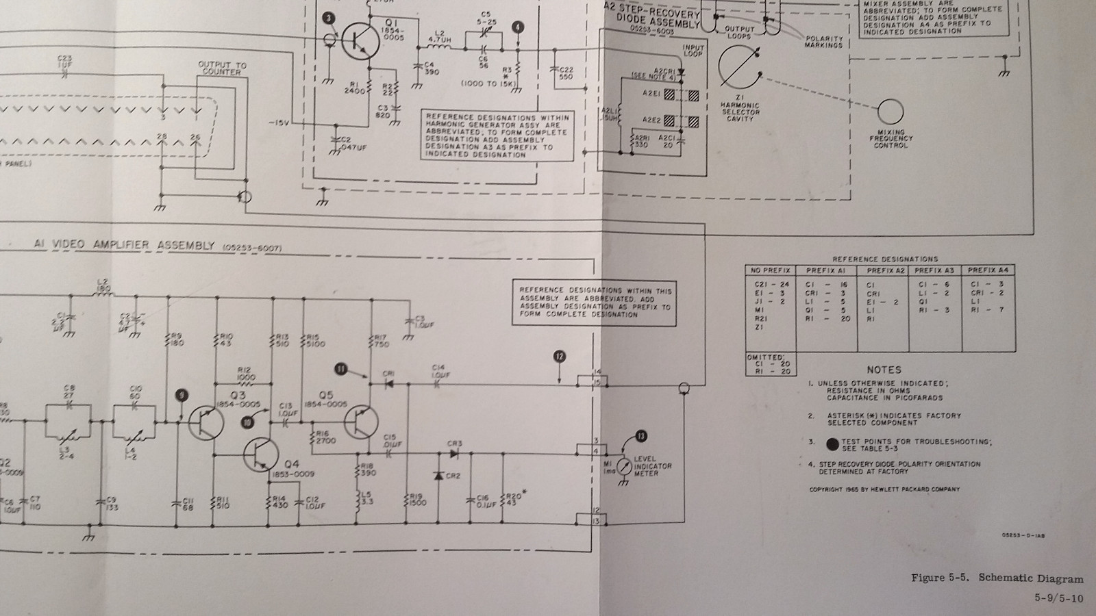 HP 5253B Operating & Service Manual