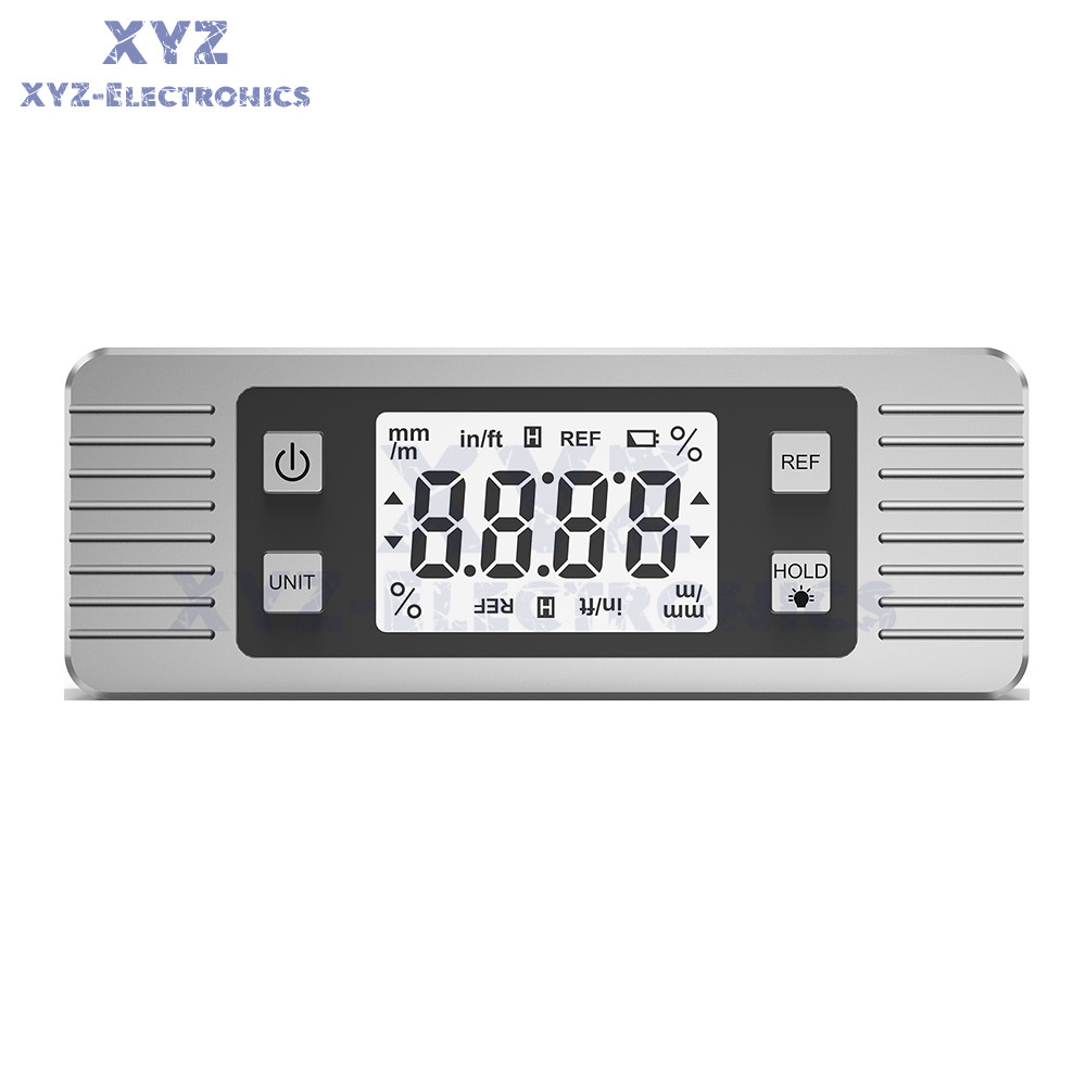 3in1 Magnetic Digital Protractor + Inclinometer + Level Scale angle slope 4*90°