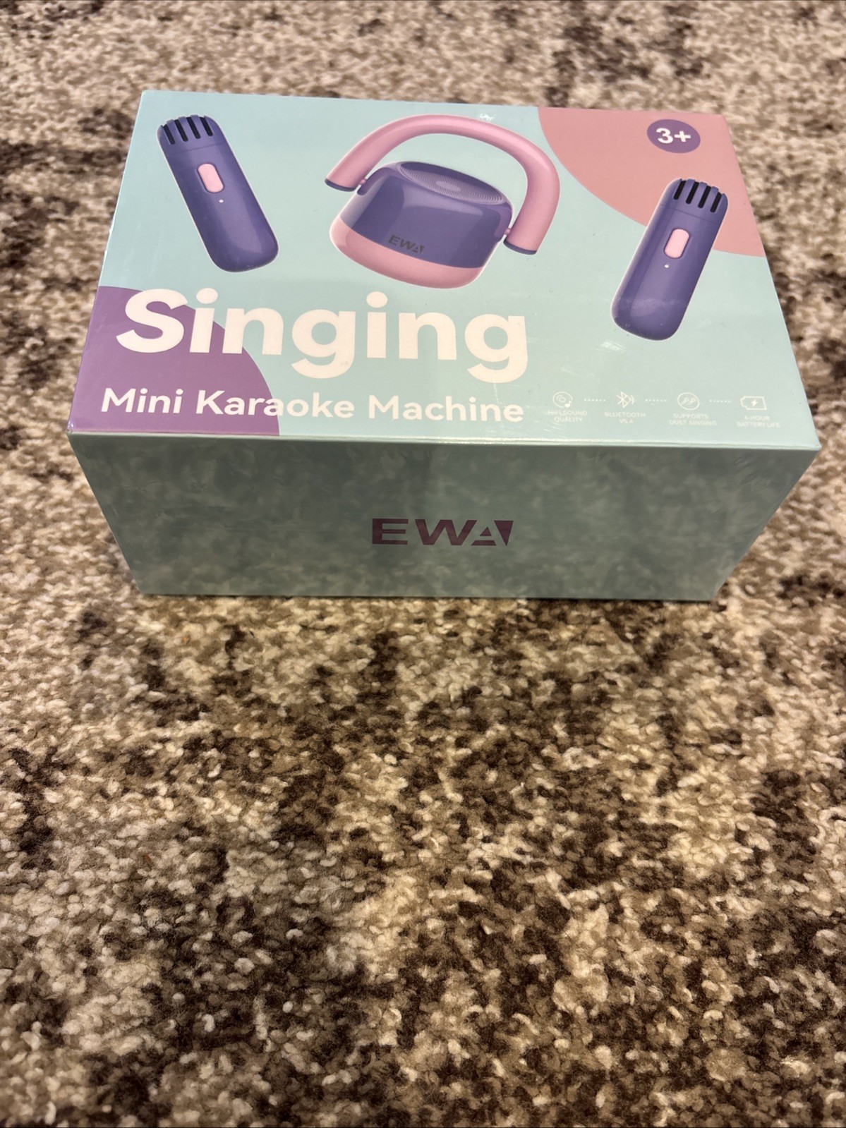 mini karaoke machine for kids Purple
