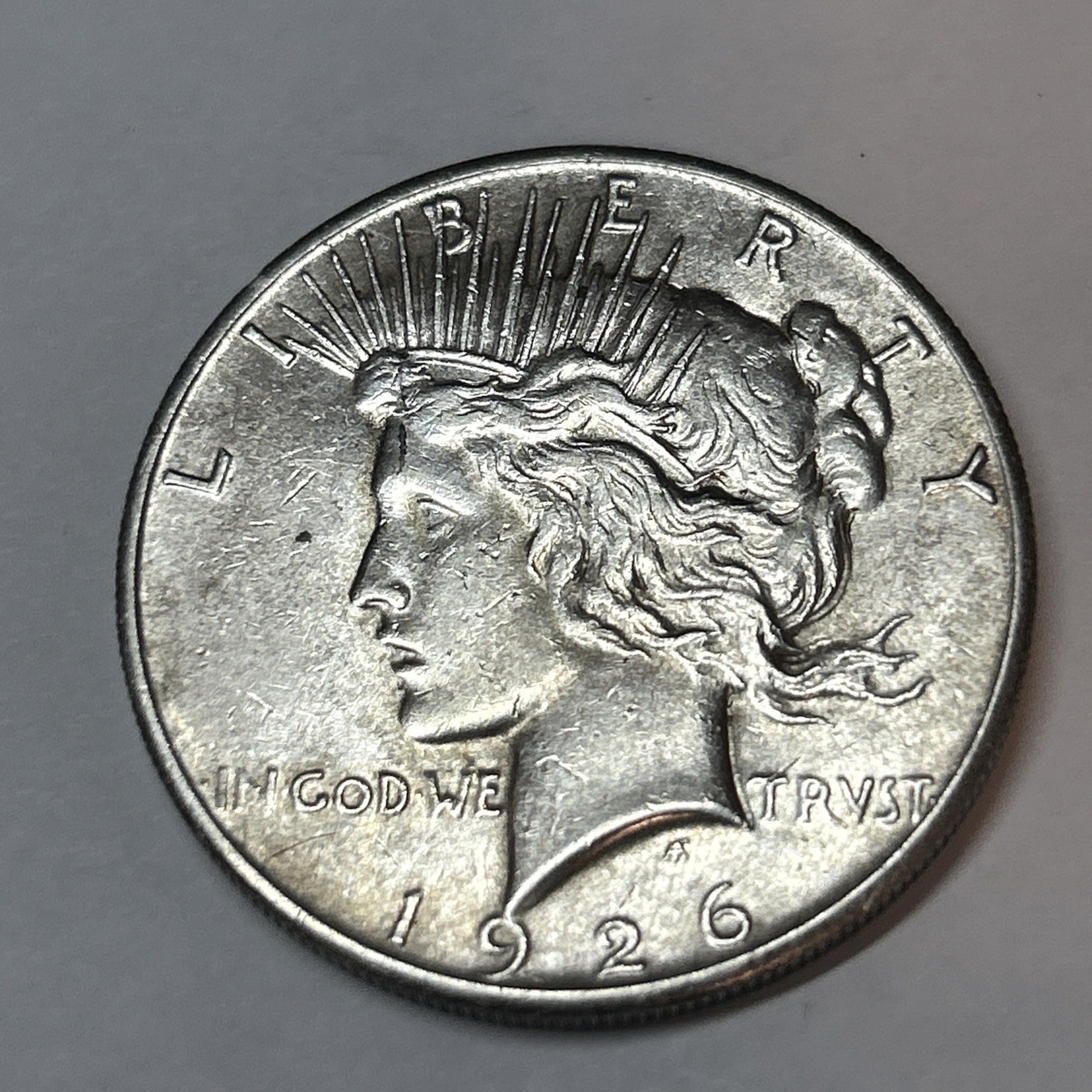 1926 Peace dollar. 90% silver. Circulated