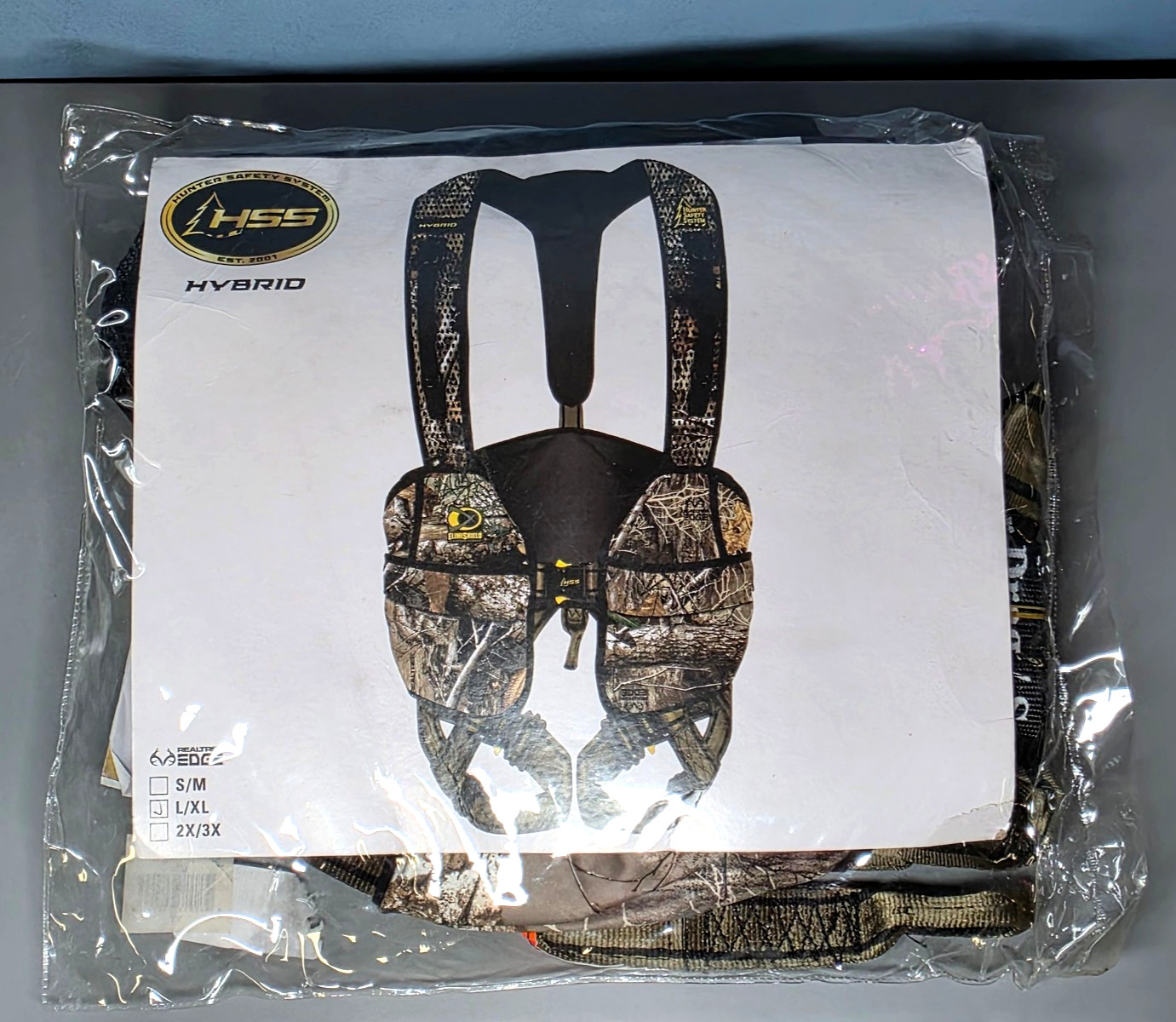 Realtree EDGE Hunter safety System - Hybrid - L/XL - Lightweight Harness - New!