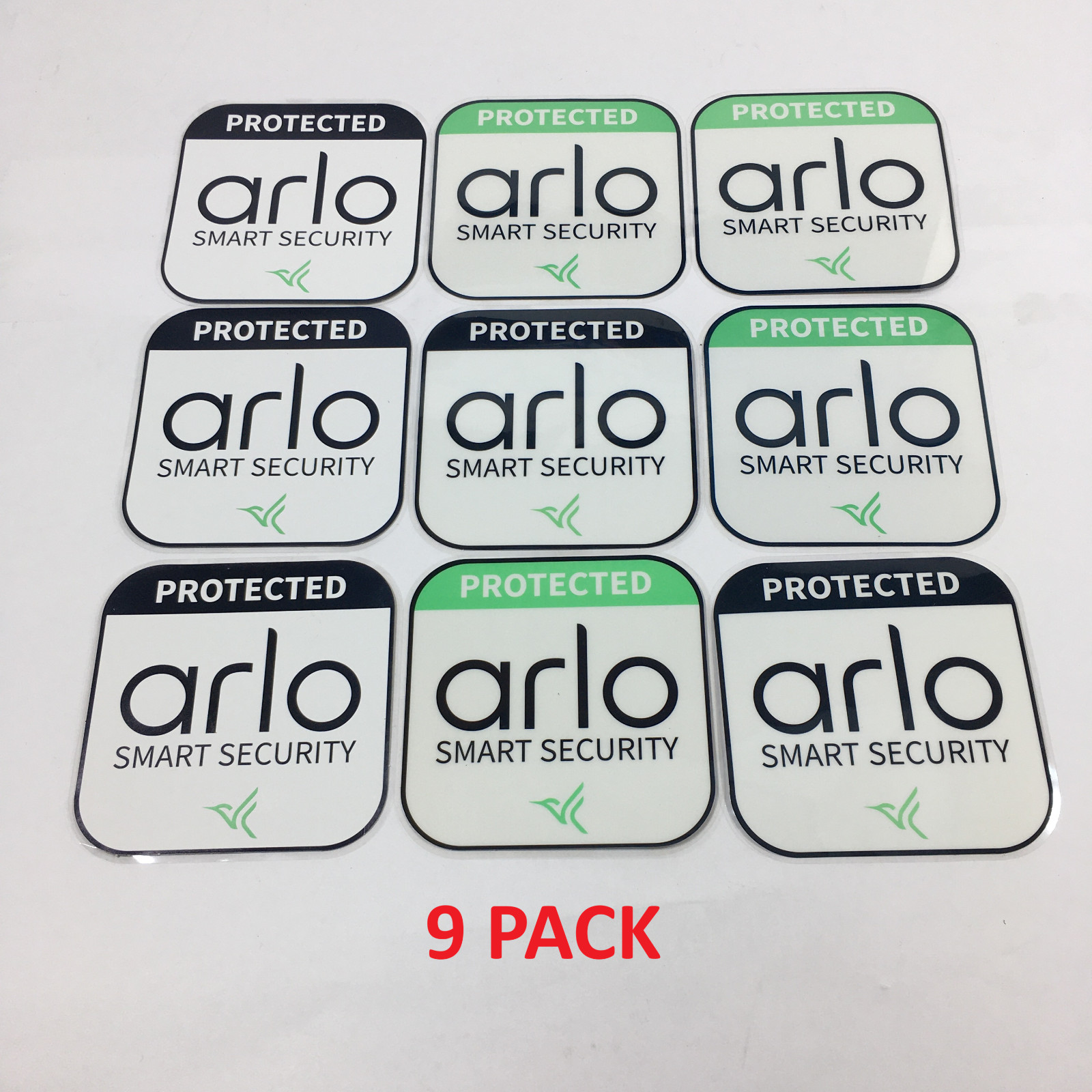 Arlo Smart Security Sticker Decal for Arlo Security Systems (9 PACK)