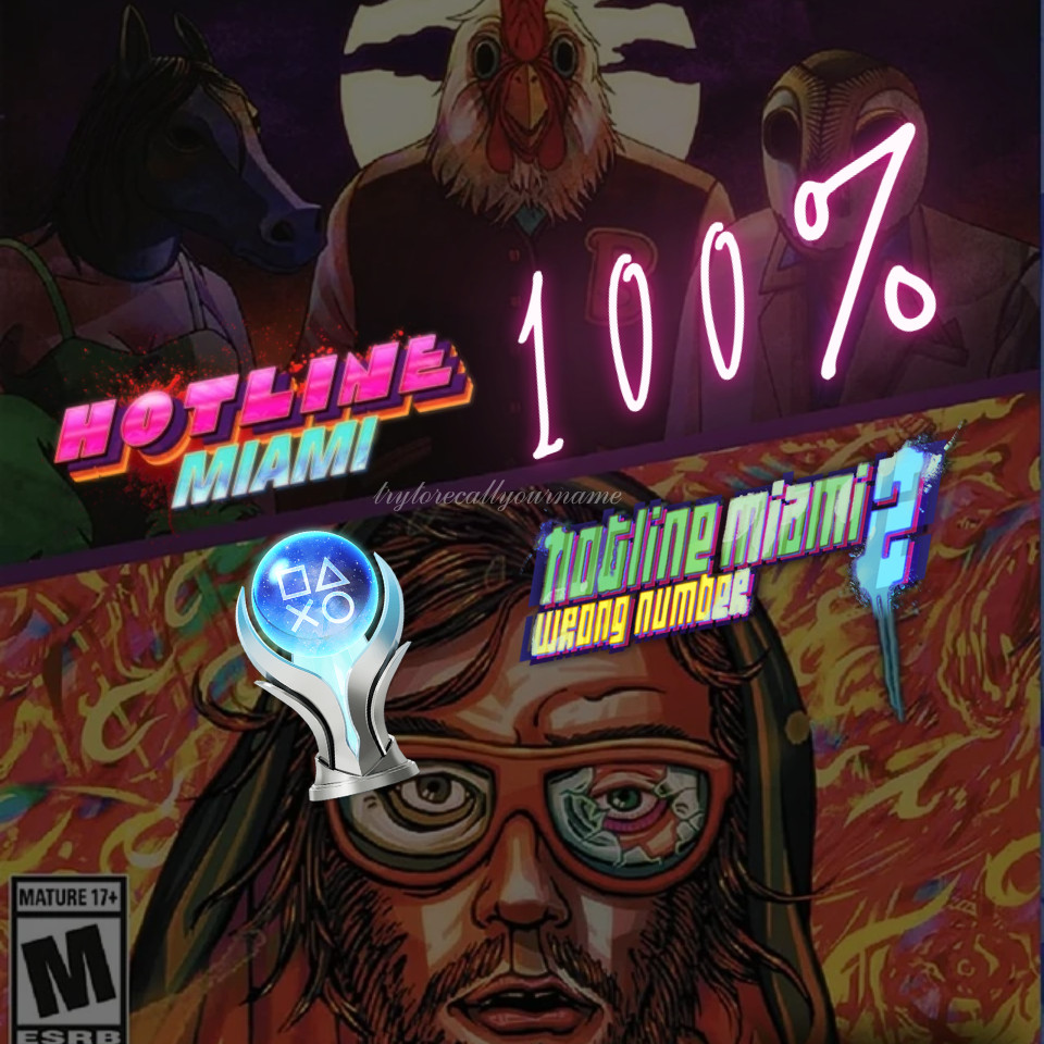 HOTLINE MIAMI + HOTLINE MIAMI 2 PS4/PS5 Platinum Trophy Service FAST|SAFE|LEGIT