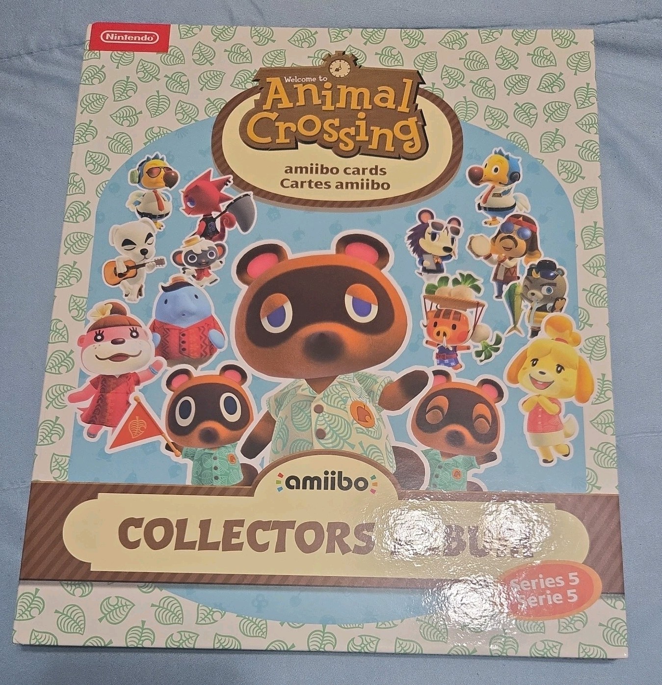 Complete Animal Crossing Series 5 Amiibo Cards & Album, Wisp, Flick, Niko, Ione