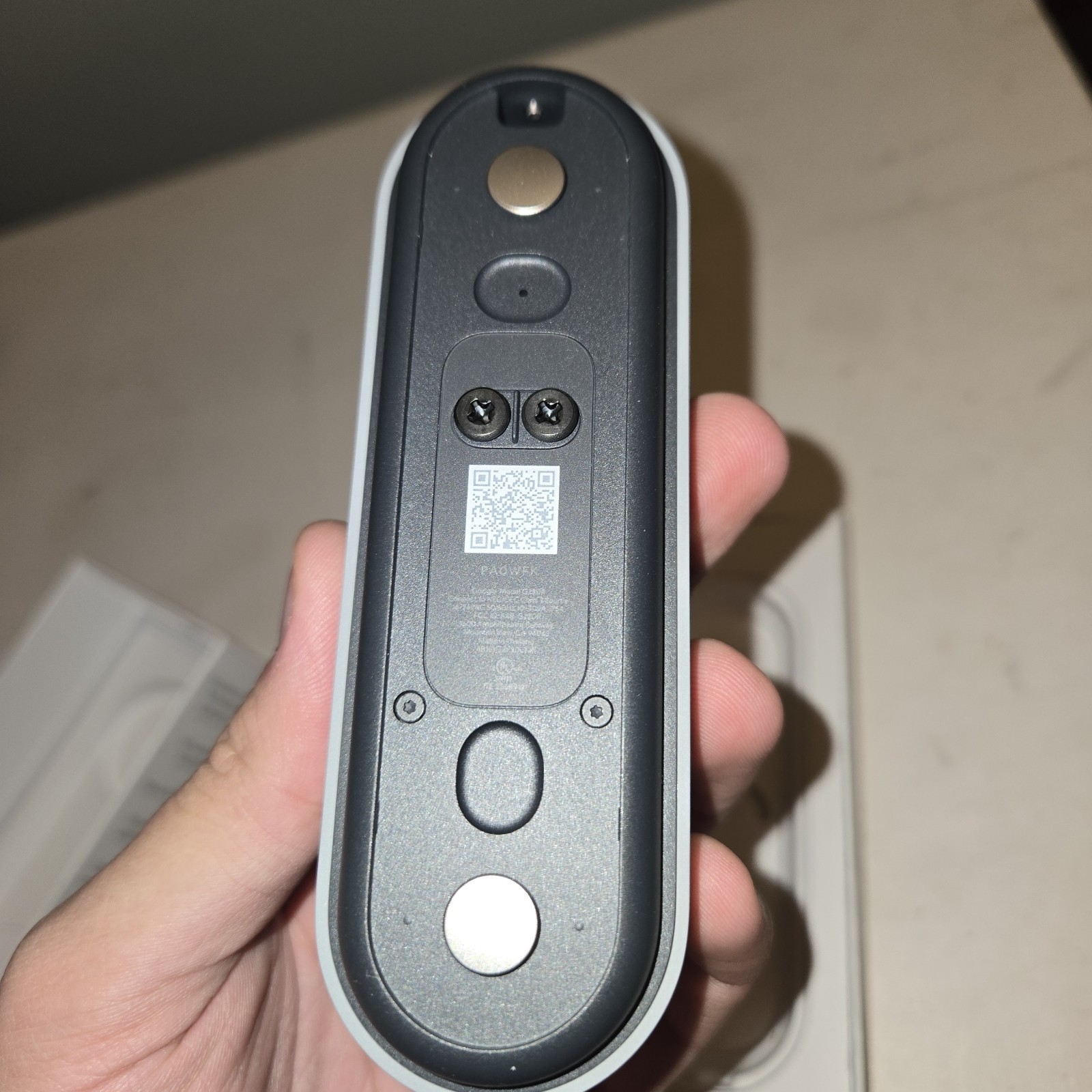 Google Nest Doorbell (2nd Generation) Wired Ash GA03696-US - Open Box Complete