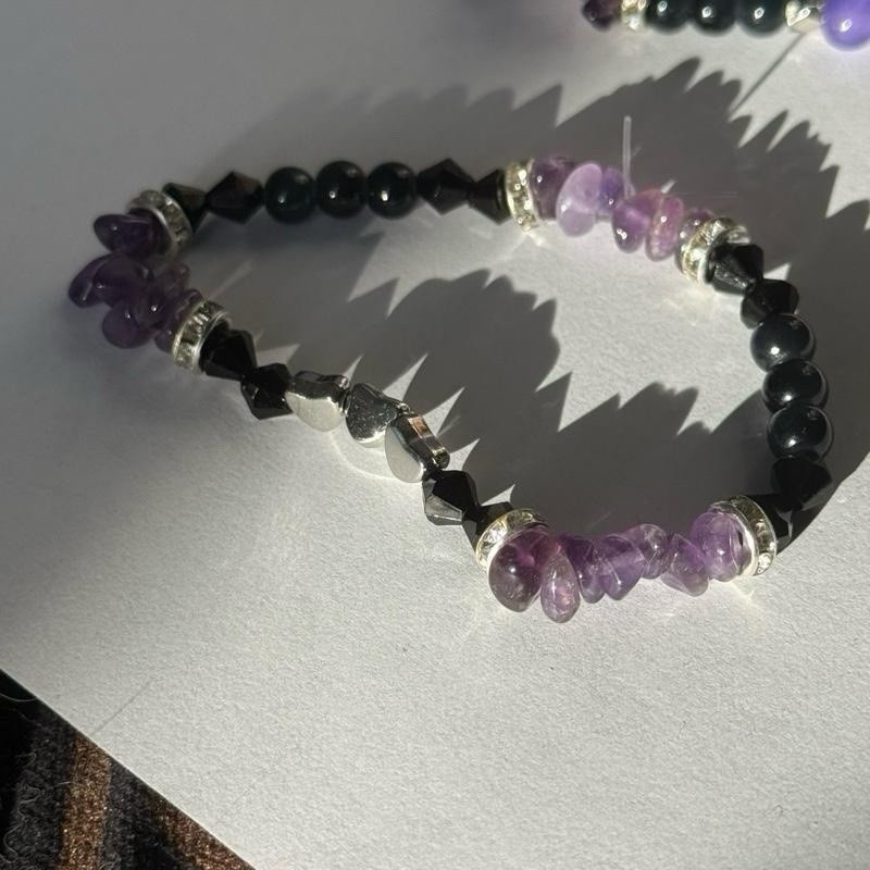 AMETHYST DREAM GEMSTONE BRACELET SET❣️