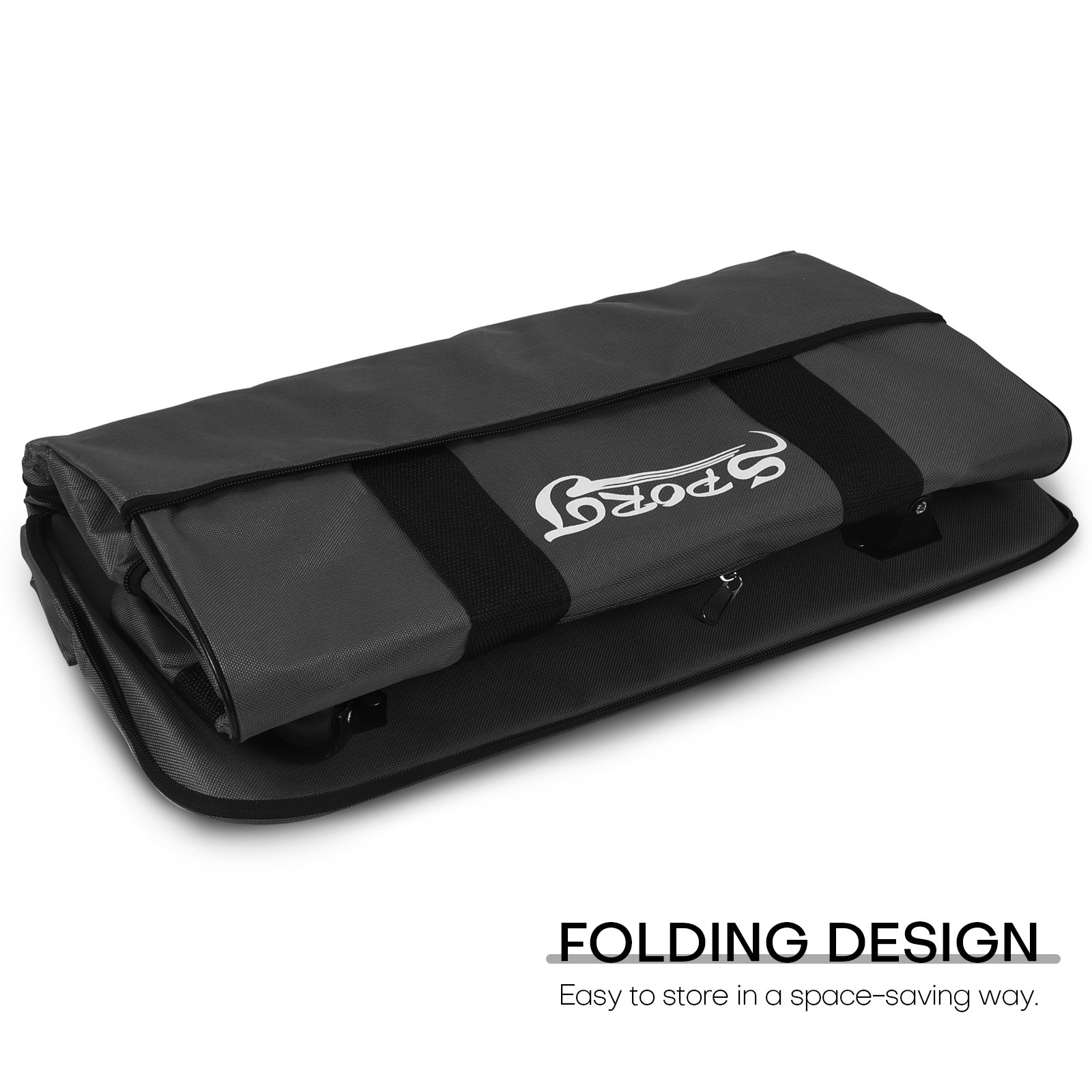 34/40" Expandable Rolling Duffle Bag 4/5-Layer Foldable Spinner Suitcase Luggage
