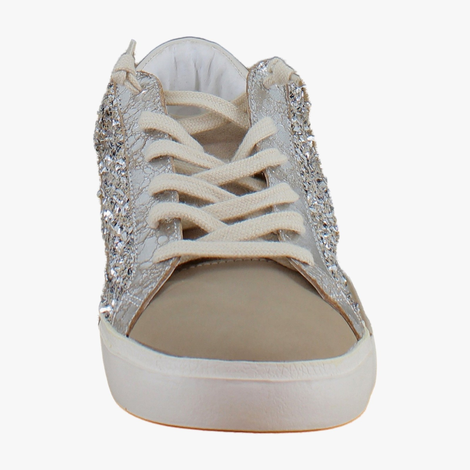 Dolce Vita Zina Womens Fashion Sneakers Dark Silver Multi Woven