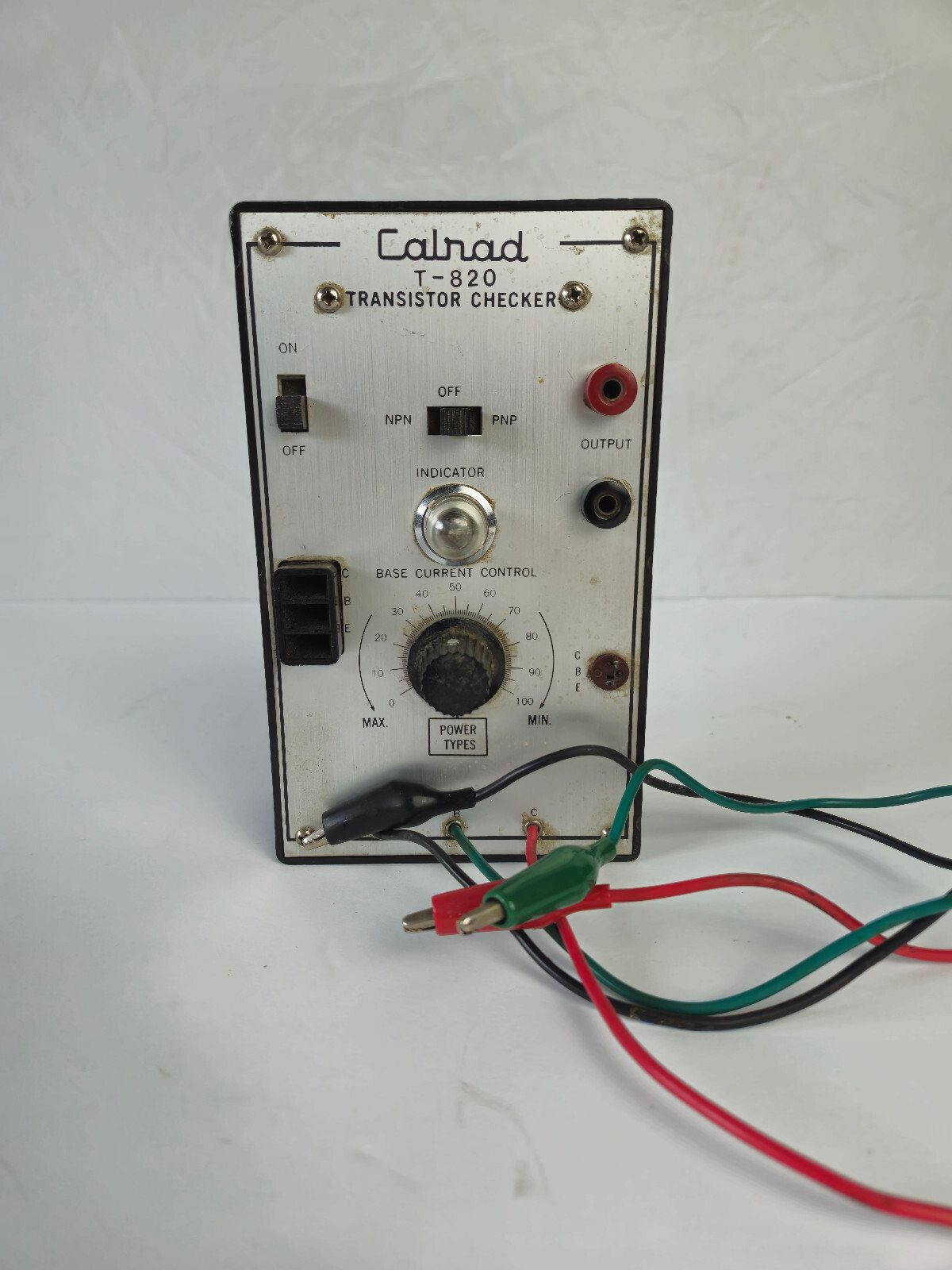 Calrad T-820 Transistor Checker