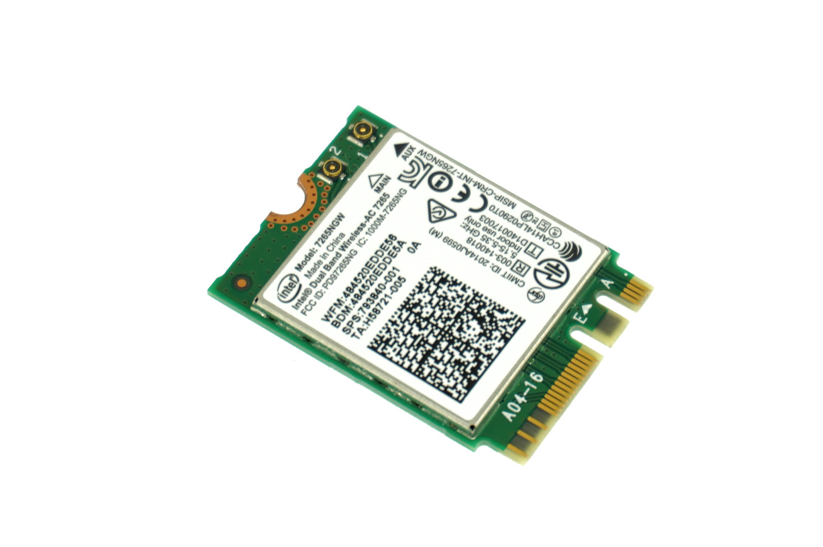 793840-001 7265NGW GENUINE HP WIRELESS BLUETOOTH CARD M6-AQ005DX (CA714-CB73)