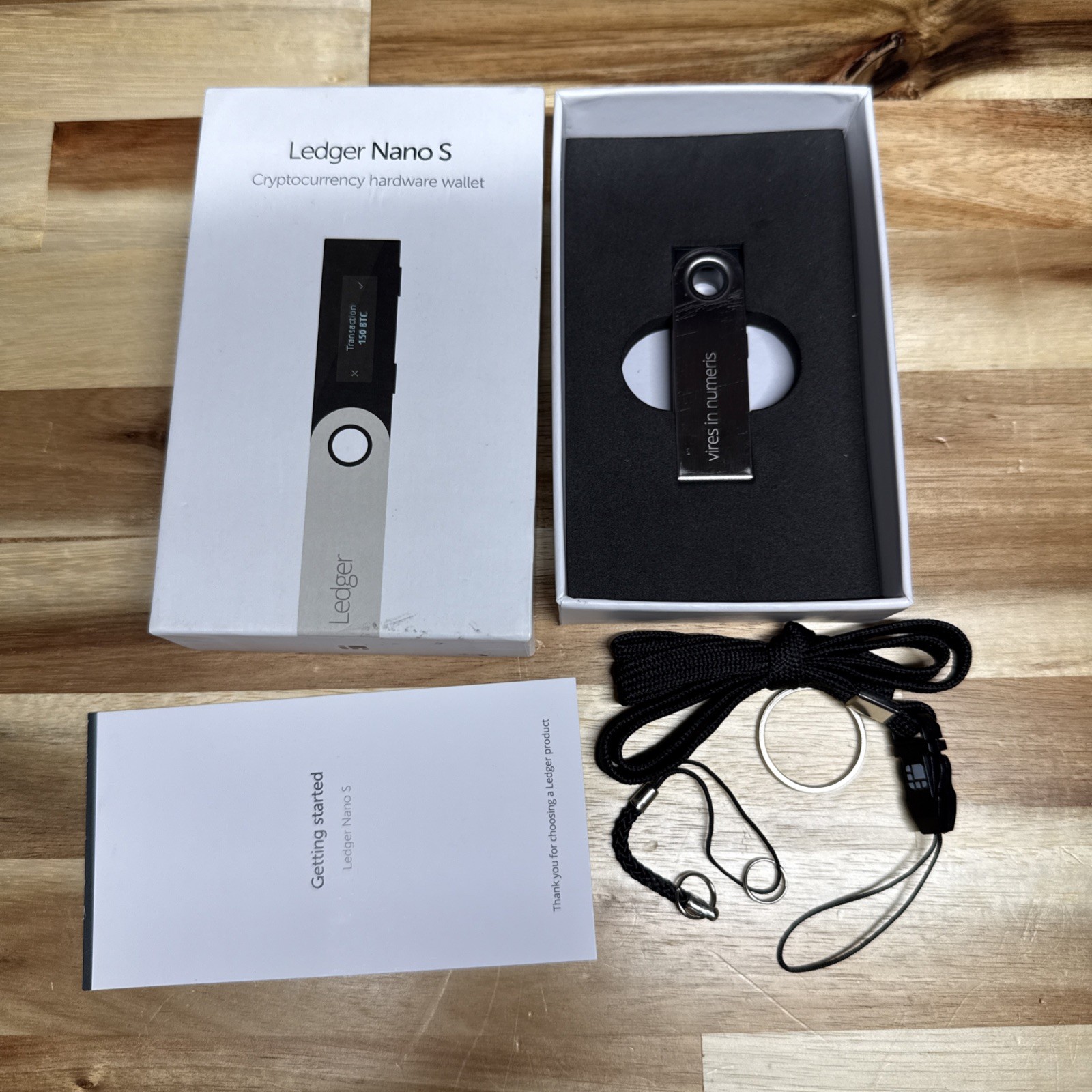 Ledger Nano S Crypto Hardware Wallet Genuine Verified Factory Reset No Cable