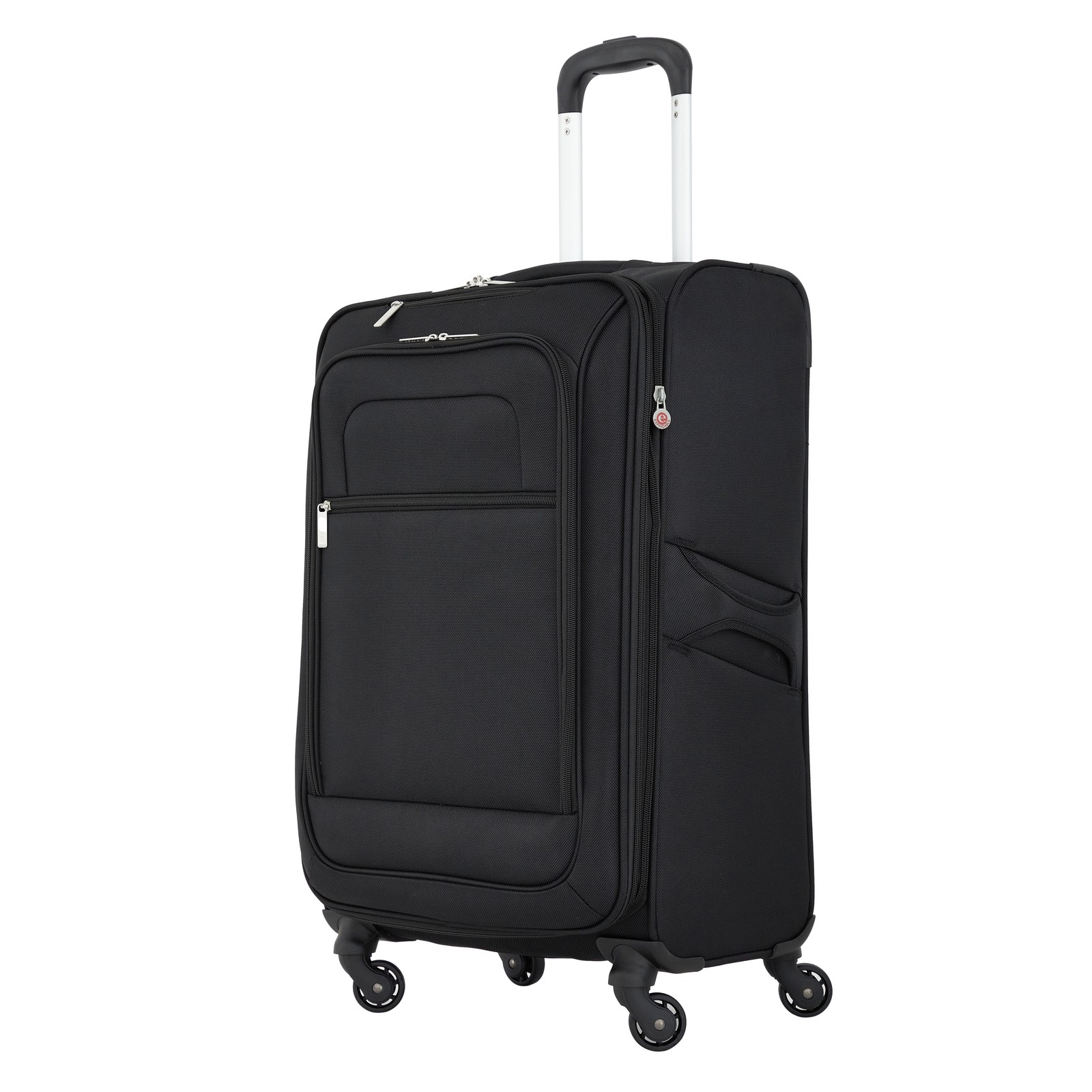 Protege Arendale 24" Softside Expandable Rolling Spinner Luggage, Black, 4