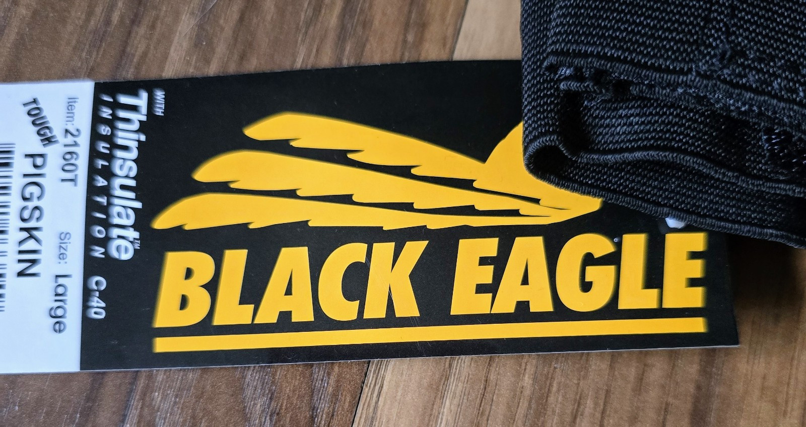 3M Thinsulate Gloves Black Eagle Large Tough Pigskin Save On Multiple Purchase