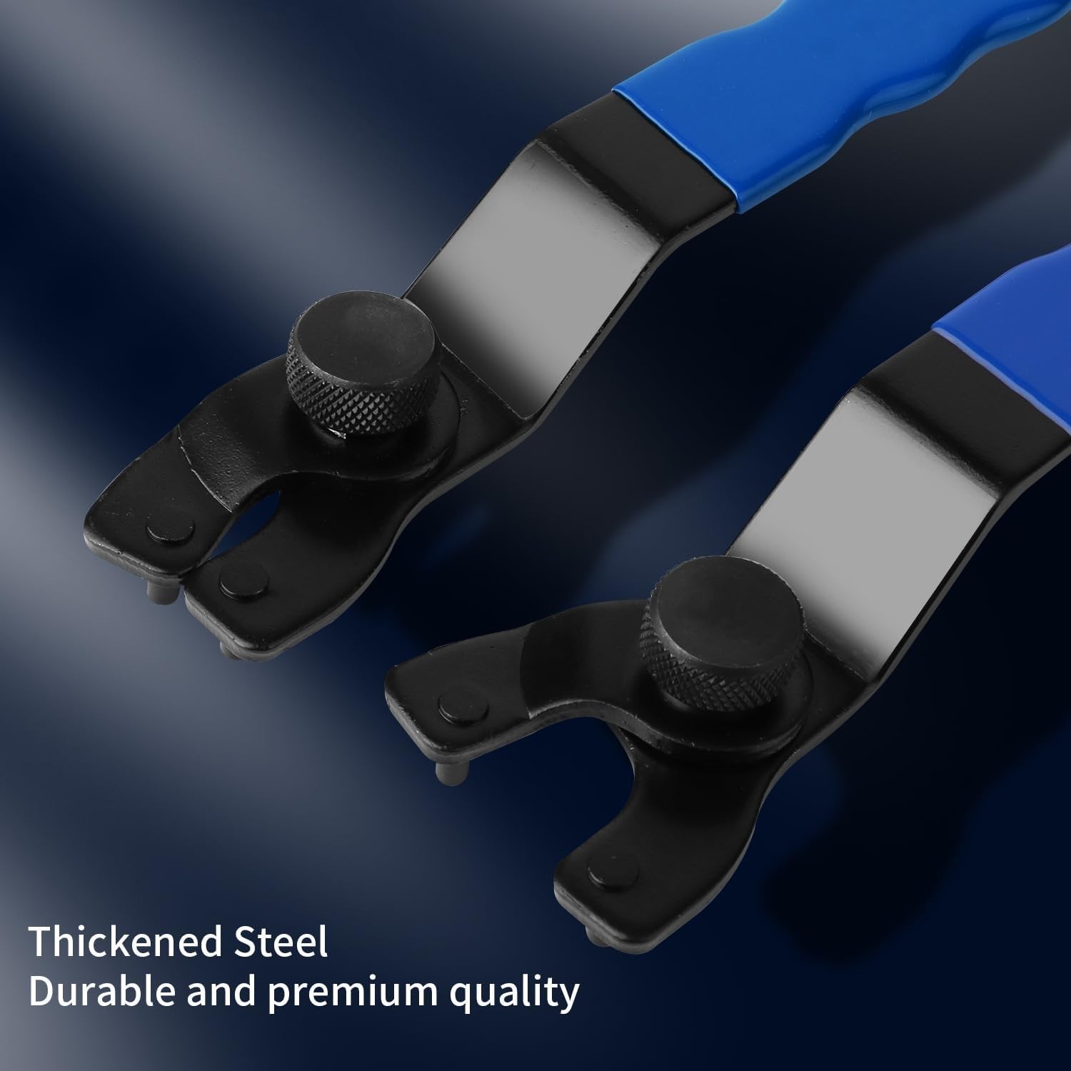 Adjustable Pin Wrench for Angle Grinder Machine,Grinder Spanner ​Wrench Blue