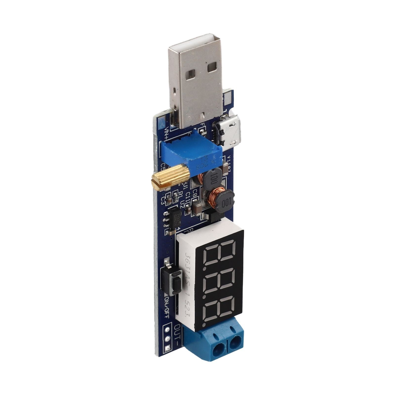 5V USB Boost Power with Precise Adjustable Potentiometer Output