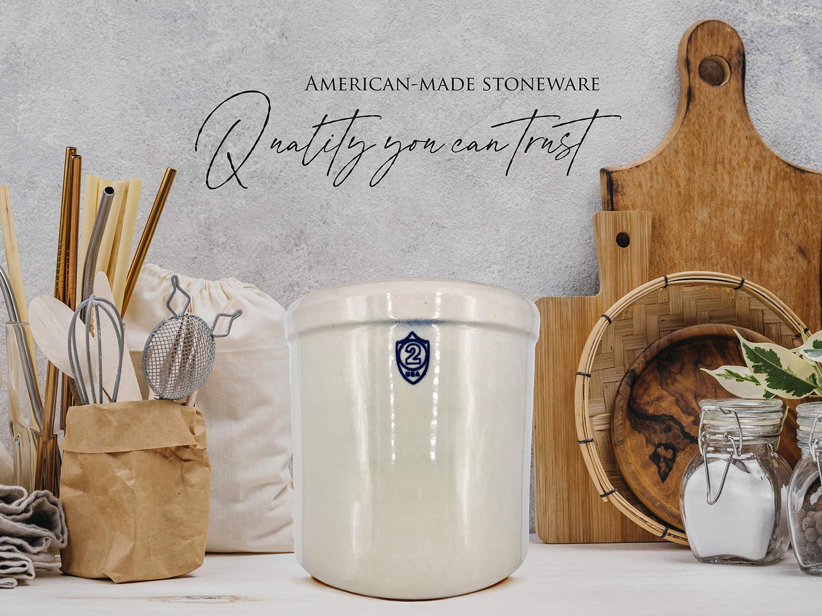 Ohio Stoneware 2 Gallon Crock