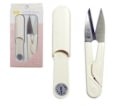 Misuzu Itokirikun Thread Snips 110mm w/ Safety Cap & Magnet, White