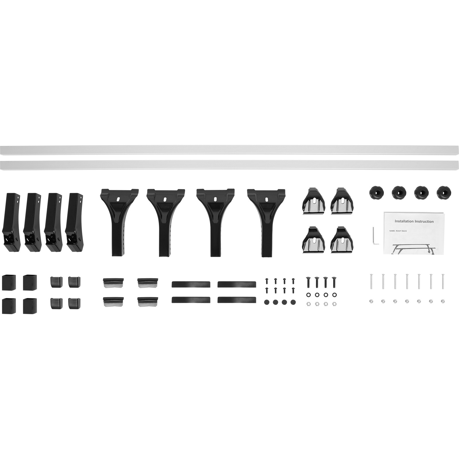 For Jeep Wrangler Van Top Roof Rack Cross Bar Adjustable Cargo Carriers Luggage