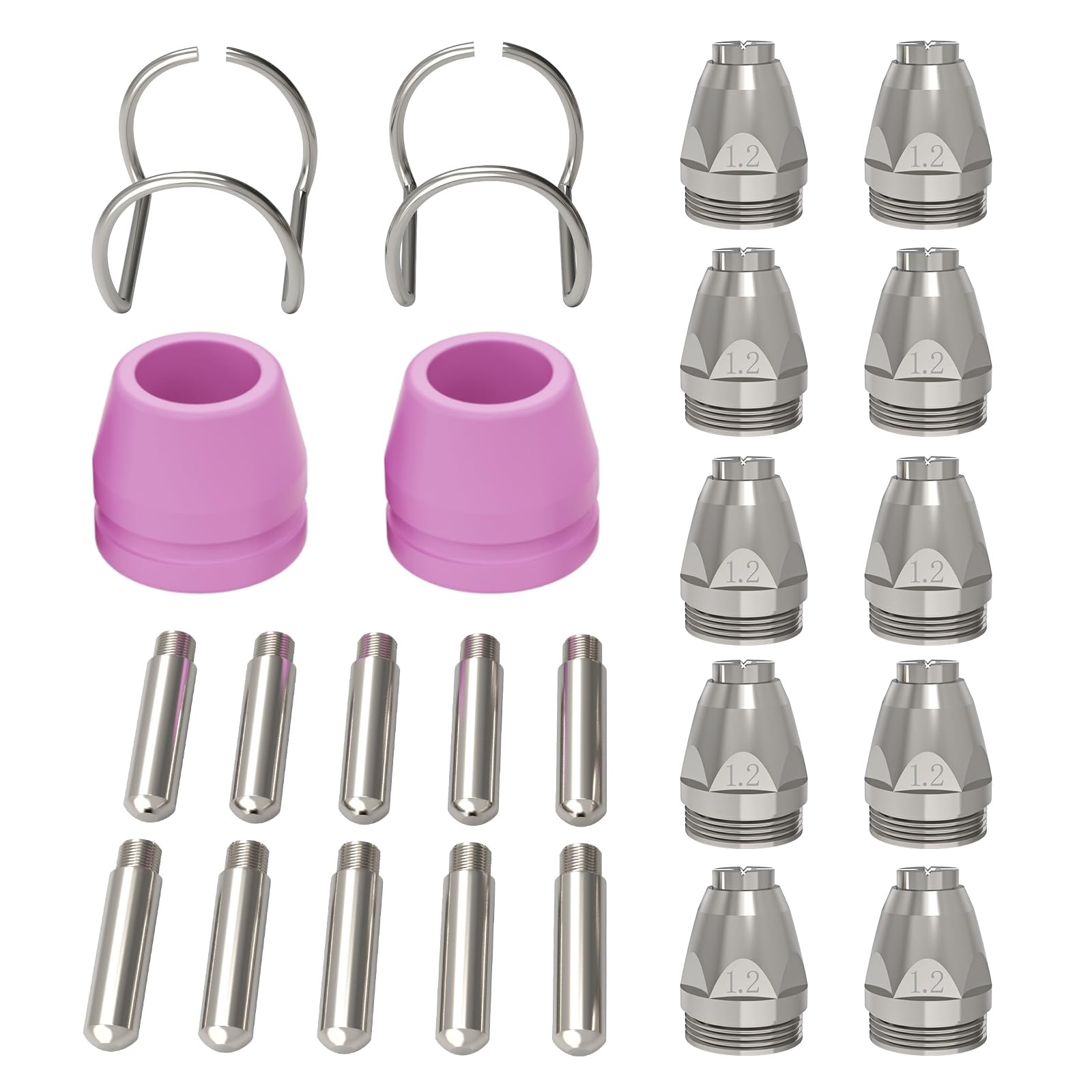 Plasma Cutter Torch Consumables Tip Nozzles Electrode 0.045 in AG60