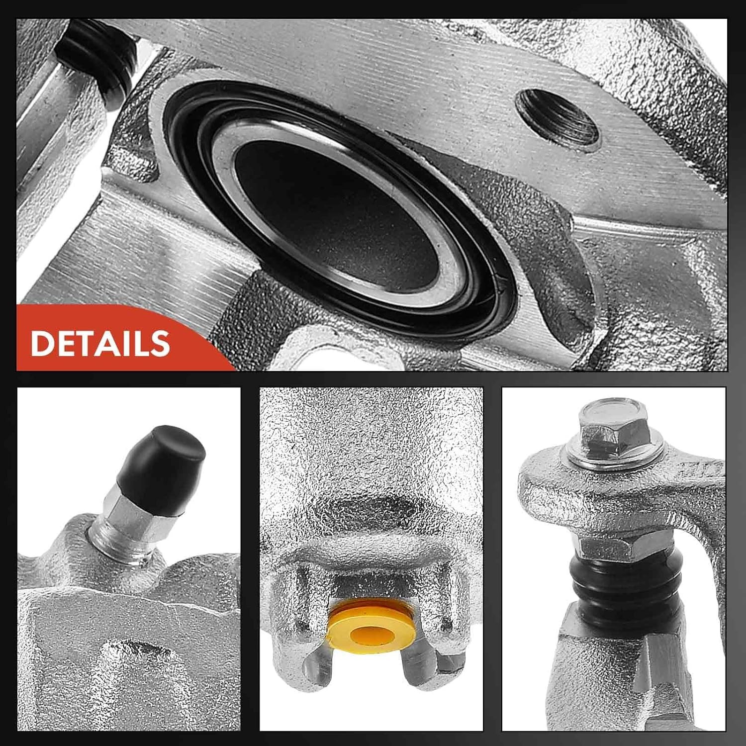 A-Premium Disc Brake Caliper Assembly w/Bracket Compatible w/Select Honda Models