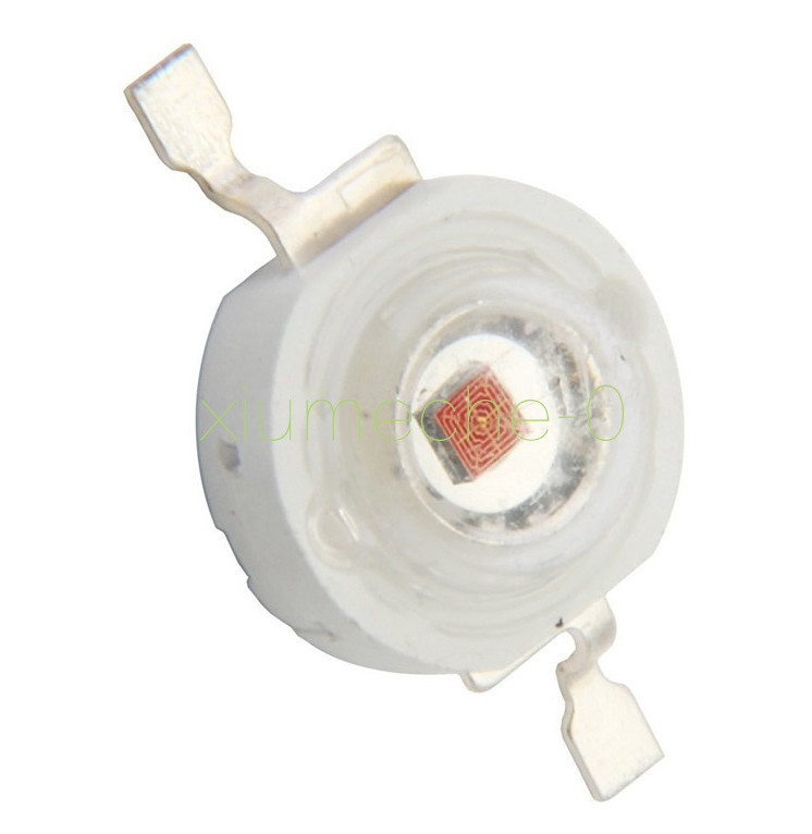 10PCS 1W Red Led Chip High Power LED Beads 50LM Red NEW