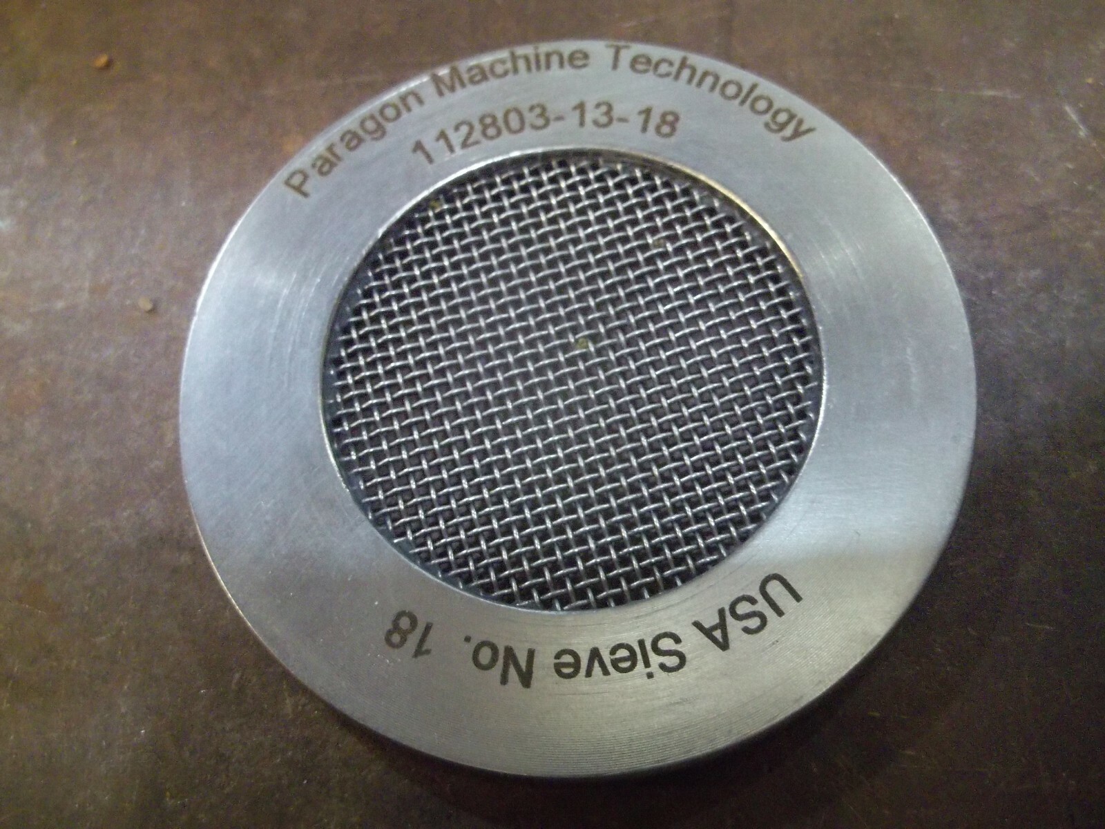 PARAGON 112803-13-18 USA TEST SIEVE NO. 18 FOR 3" CYLINDERS (DR1C2)