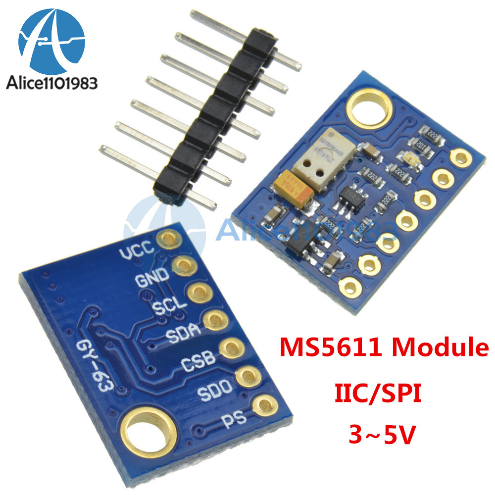MS5611 high-resolutio​​​n atmospheric pressure module height sensor IIC SPI