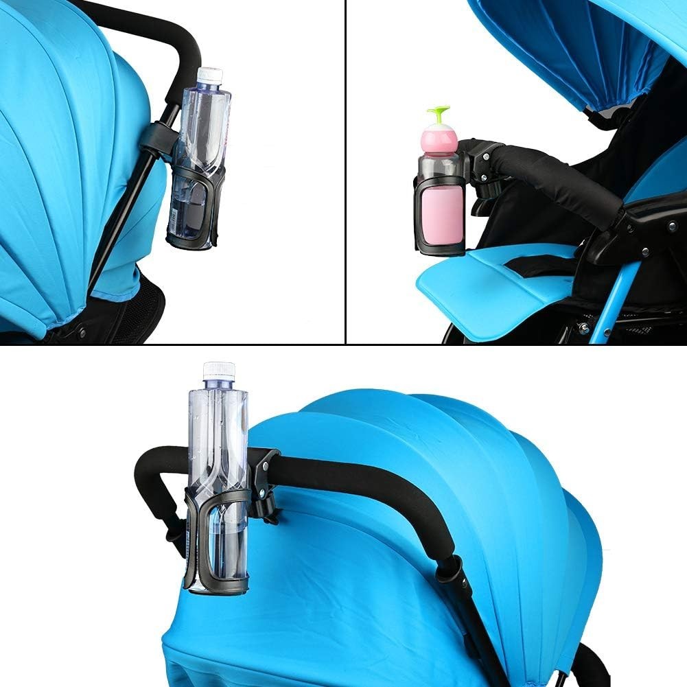 Versatile Universal Cup Holder for Stroller, Walker & Bike - Spill-Proof Design