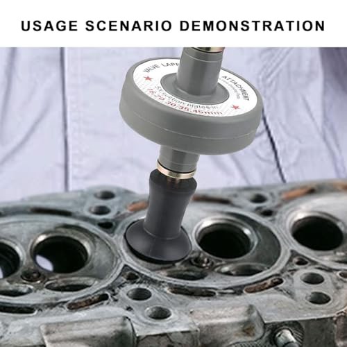 Valve Lapping Tool, Small Engine Valve Lapping Kit with 5 Suction Plates,