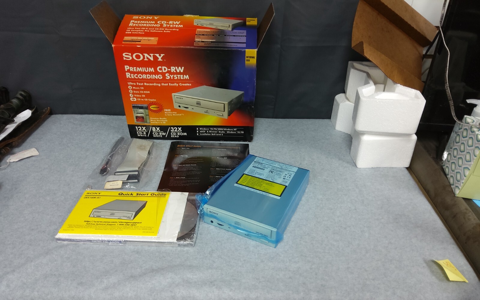 Sony Internal EIDE CRX160E-A1 Premium CD-RW Recording System *New Open Box* NIB