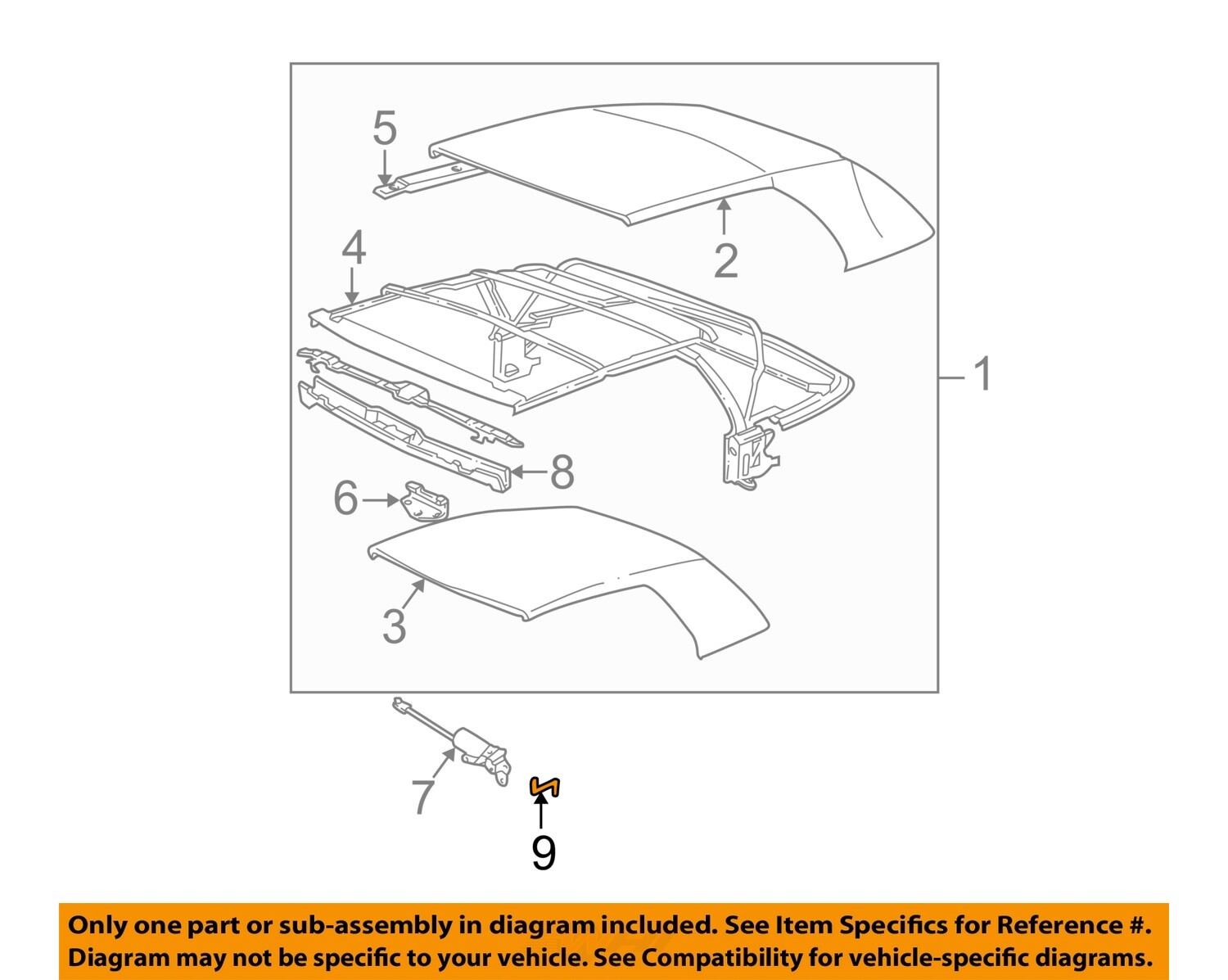 BMW OEM 01-06 325Ci Convertible/soft Top-Crank Handle 67618370817