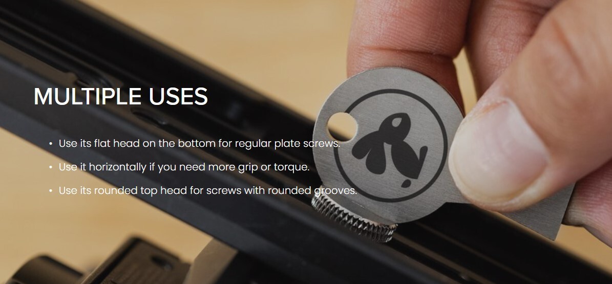 Rabbit Key Stainless Steel Universal Camera Key for photographers, filmakers