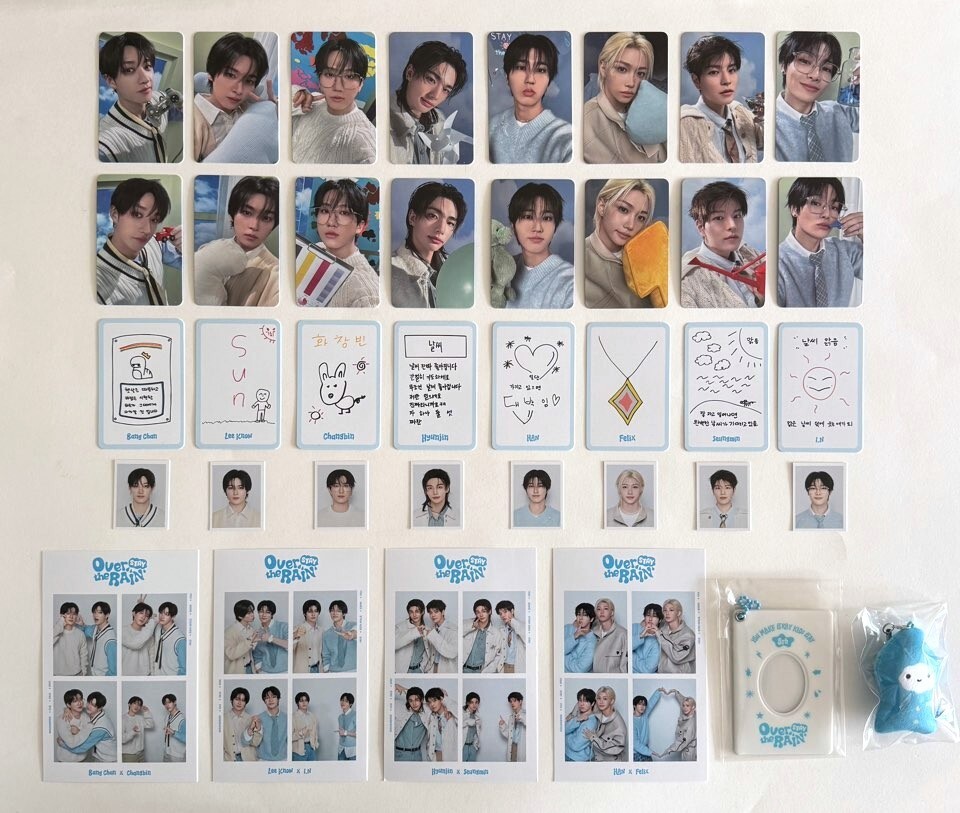 STRAY KIDS Official Fanclub STAY 5th Kit Over The Rain Official Photocard ID