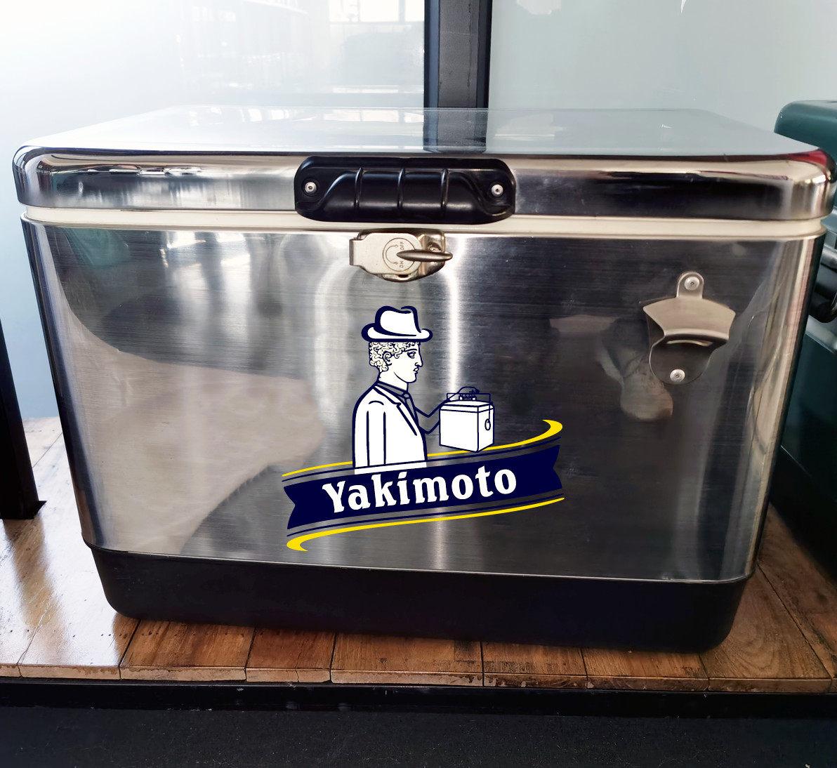 Yakimoto Ice Chest Beverage Cooler with Bottle Opener ,51 L 54Qt for BBQ Camping