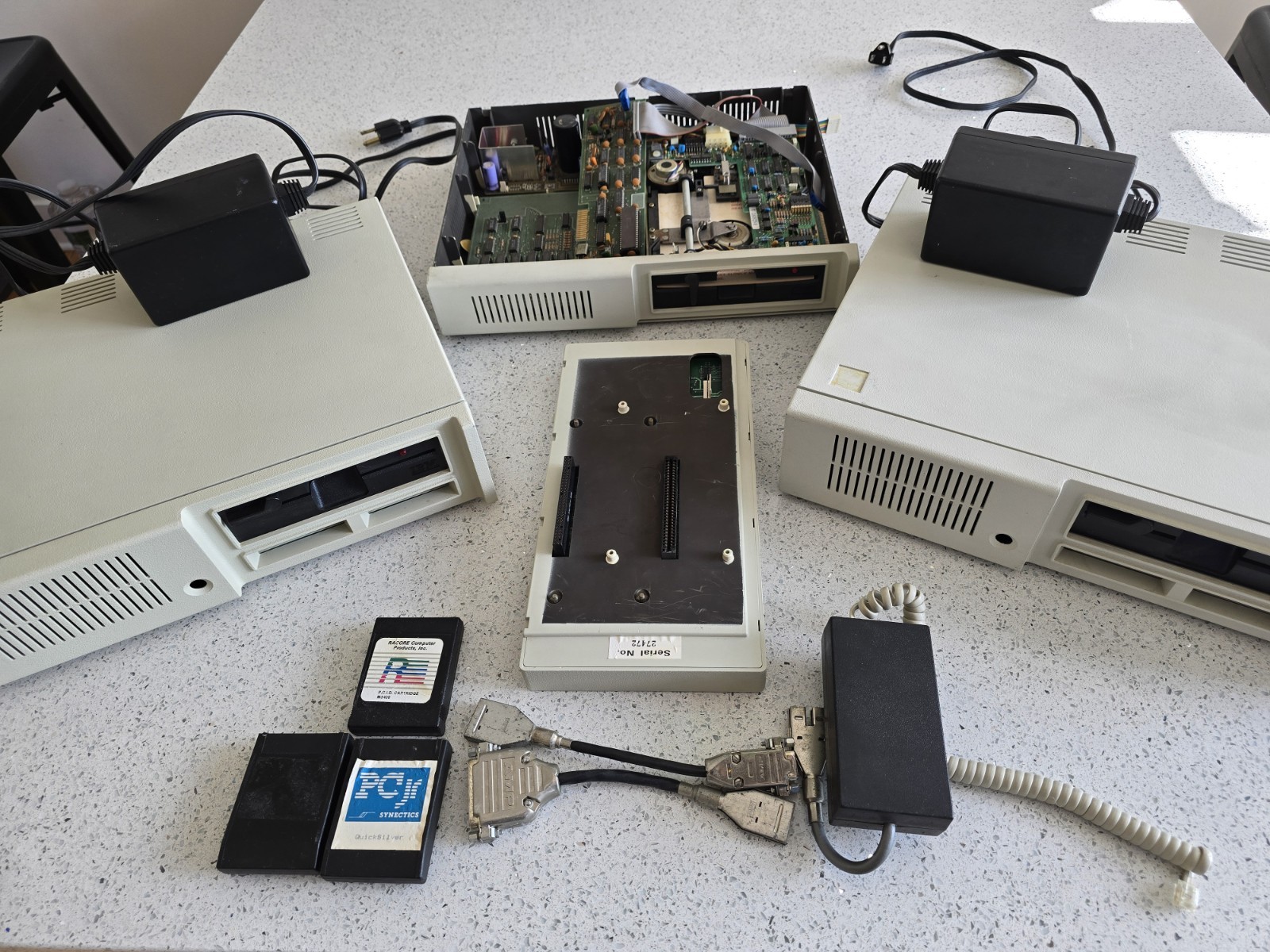 Vintage IBM PCjr PC Junior w/ Racore Expansion Bundle |2x CPU Power Supply +More